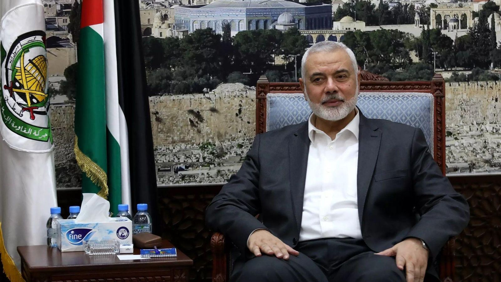 El cap del buró polític d'Hamàs, Ismail Haniyeh, en una imatge d'arxiu