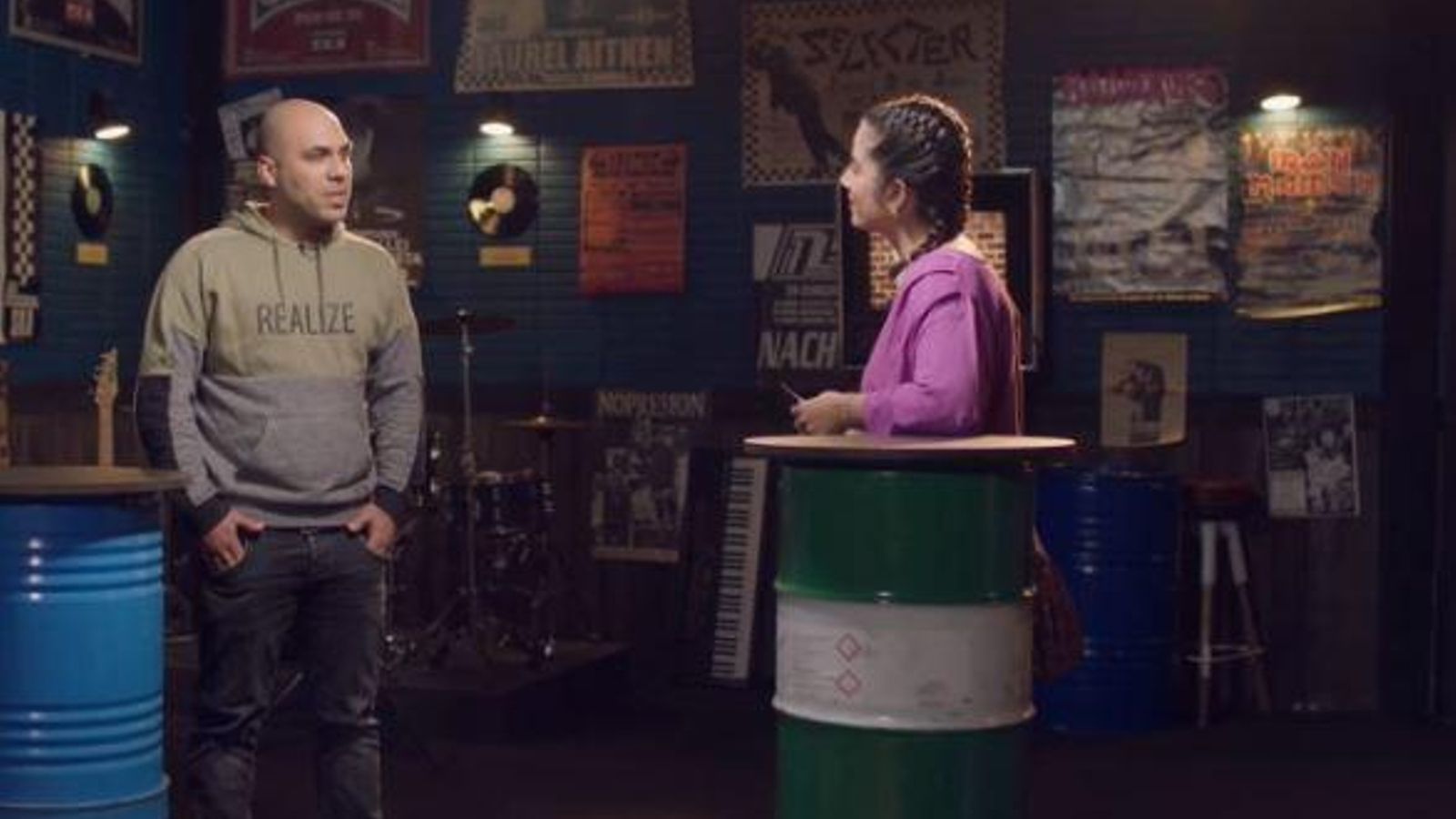 Ivan Gosp, cantant d'Aspencat, al programa 'La Maskletà'