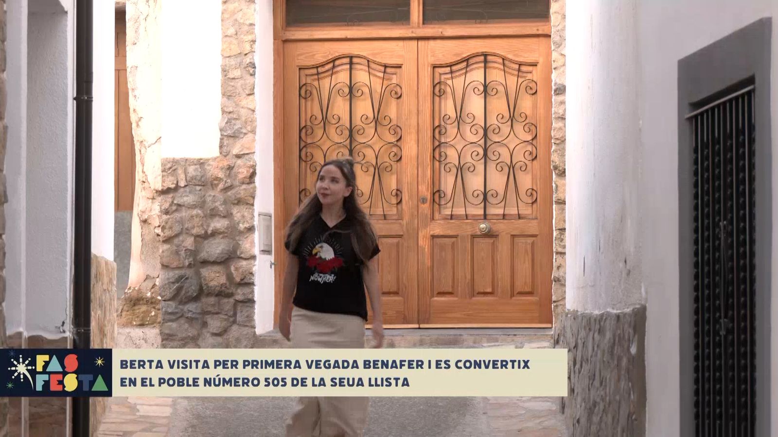 Berta Báidez a la Fira de l’Ametla de Benafer