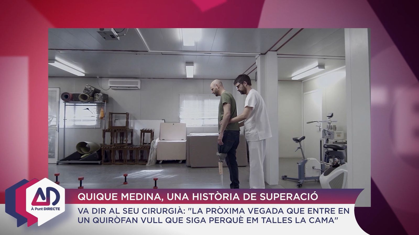 Quique Medina, una història de superació