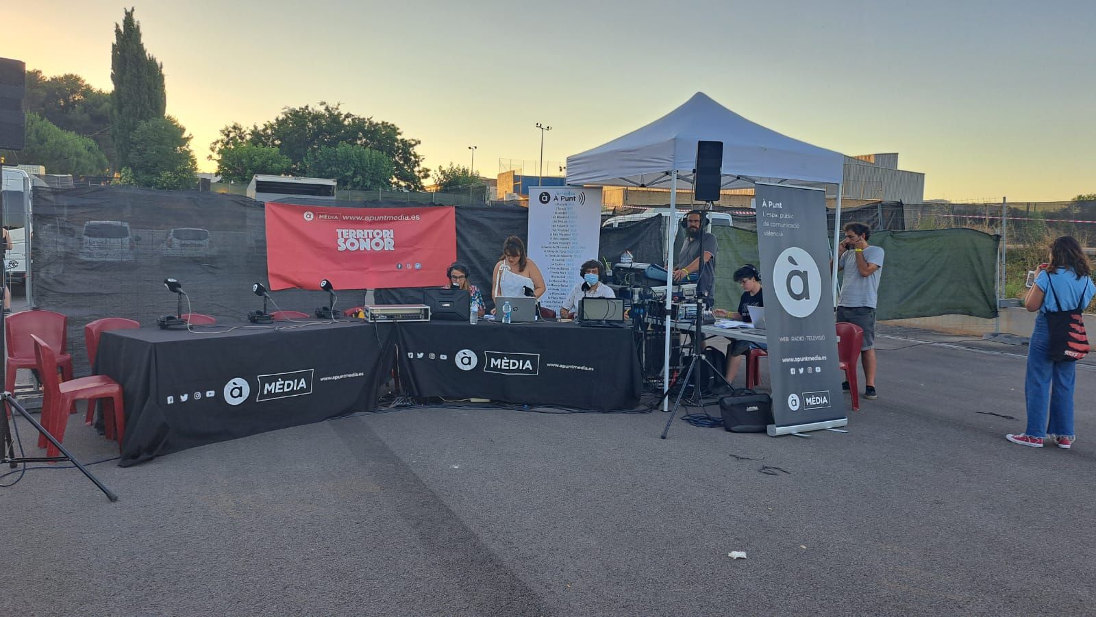 Territori Sonor amb el seu estudi de programa itinerant