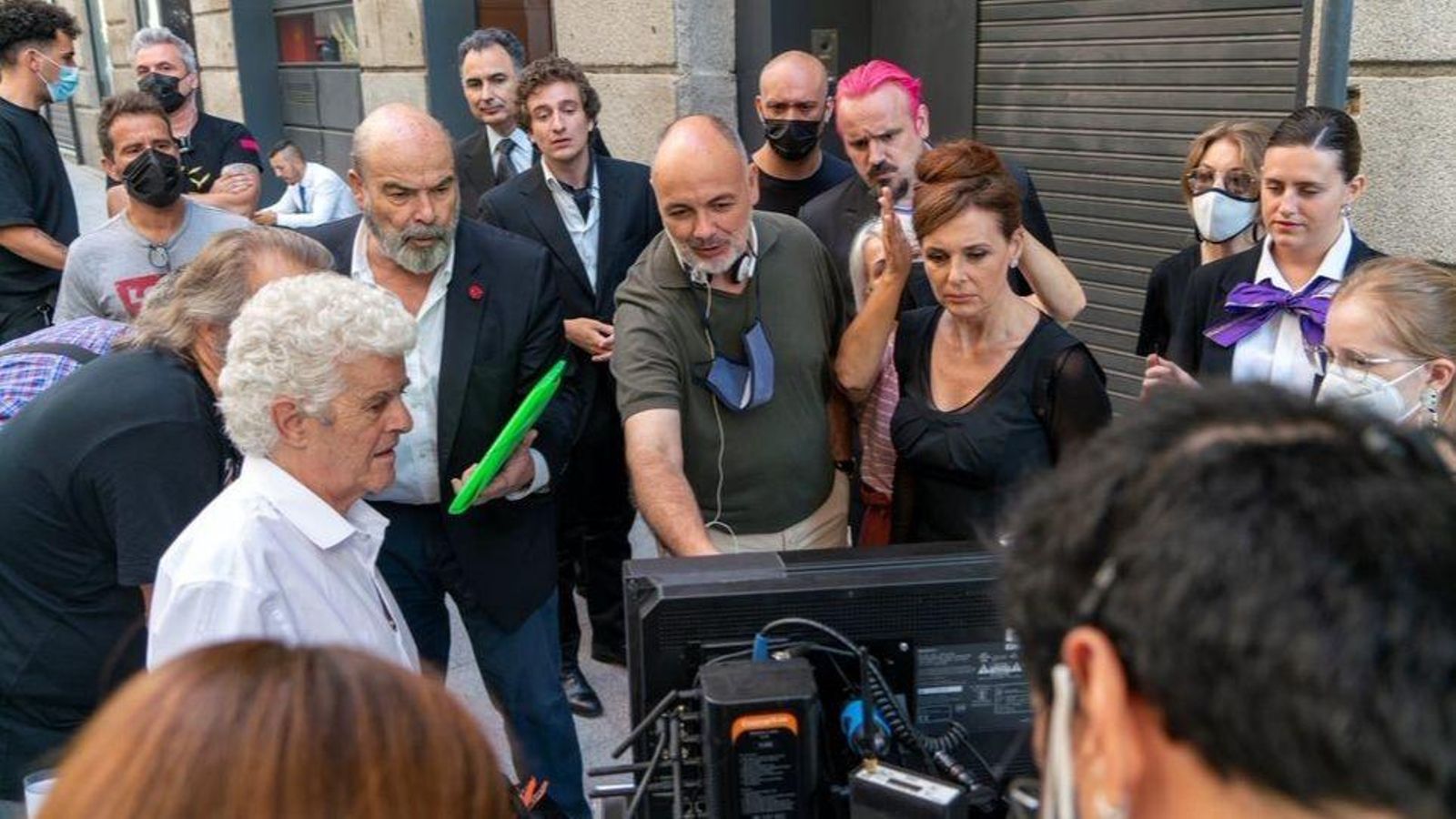 Diversos actors que participen en el documental 'Berlanga!', que es projectarà en la trobada de guionistes aquest dijous