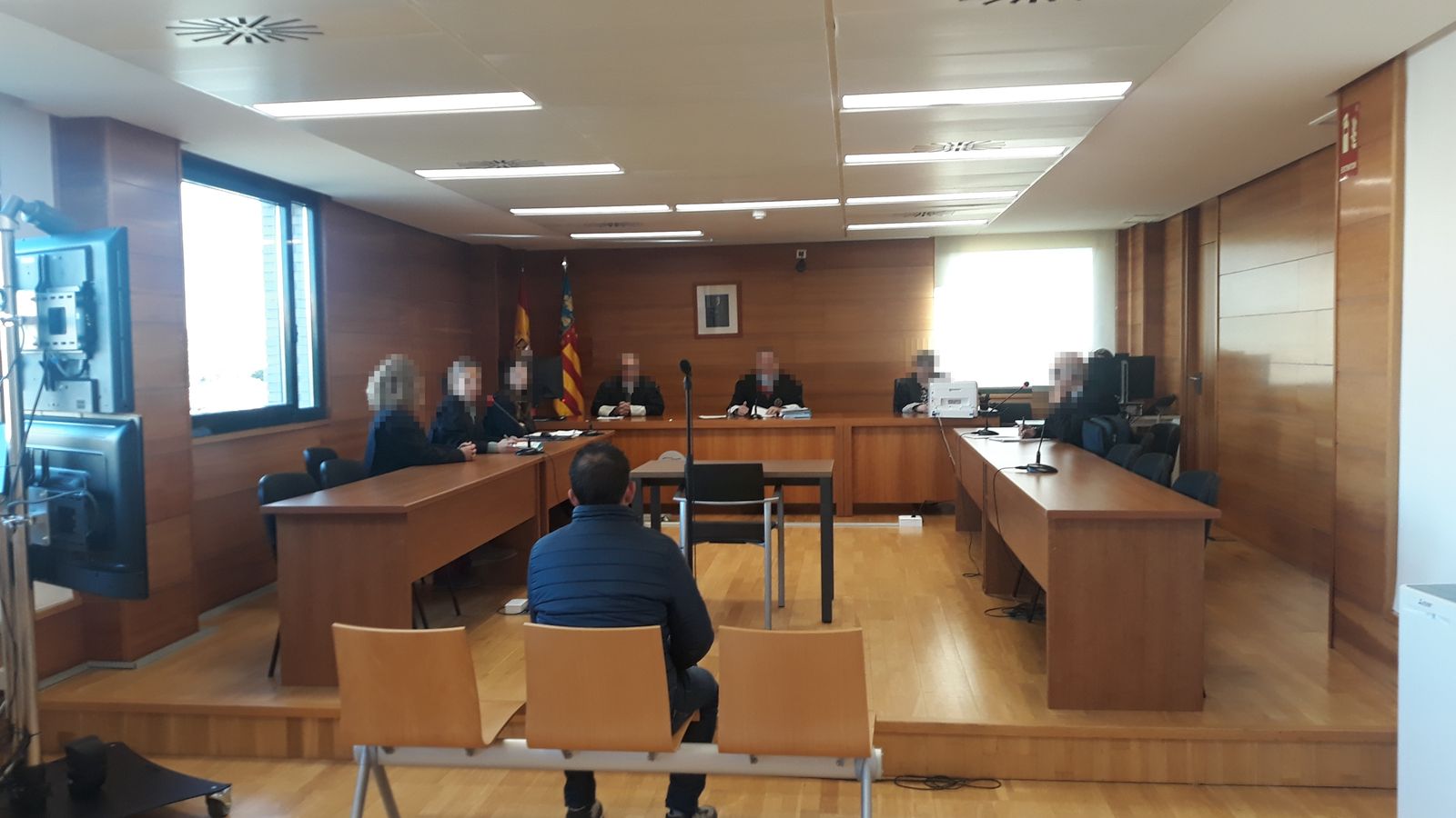 El condemnat, durant el juí