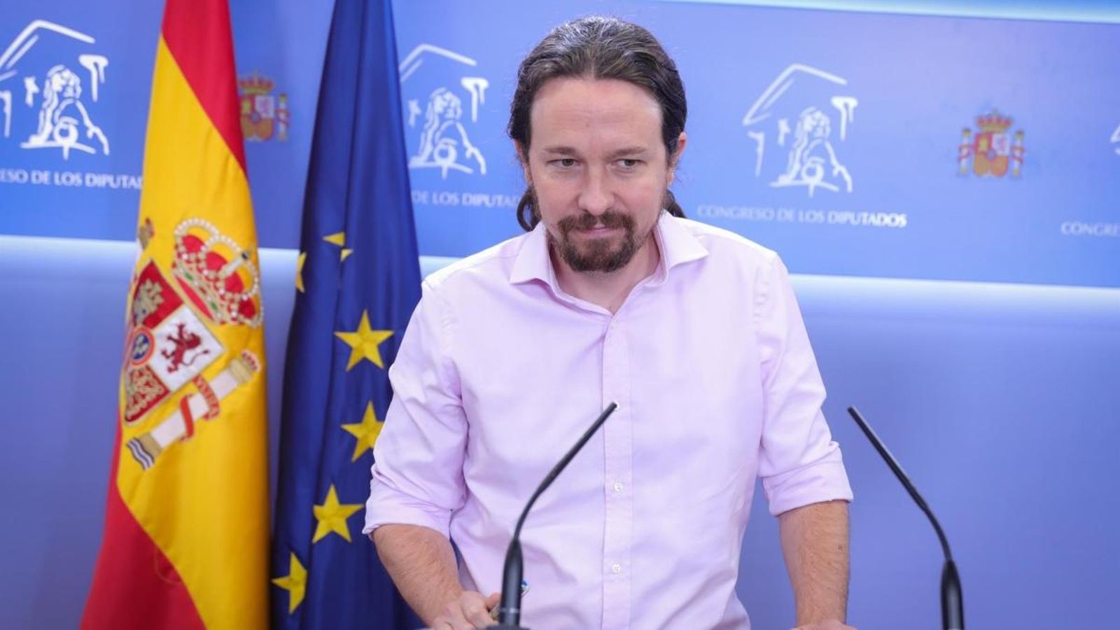 El líder de Podem, Pablo Iglesias, en una imatge d’arxiu