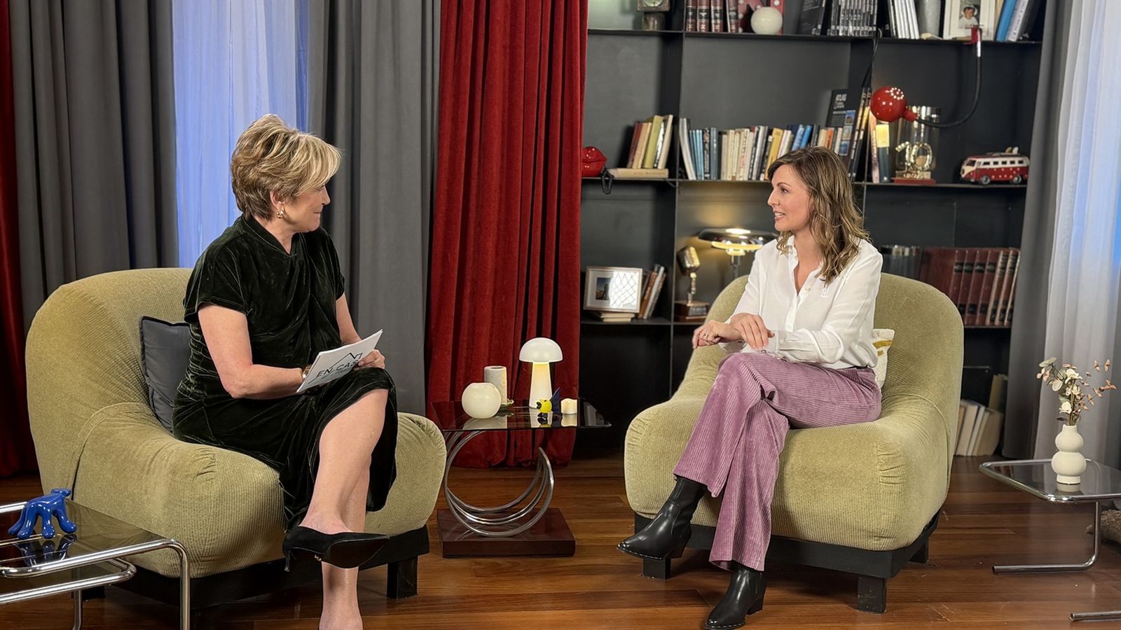 Pilar Galán amb Inés Ballester