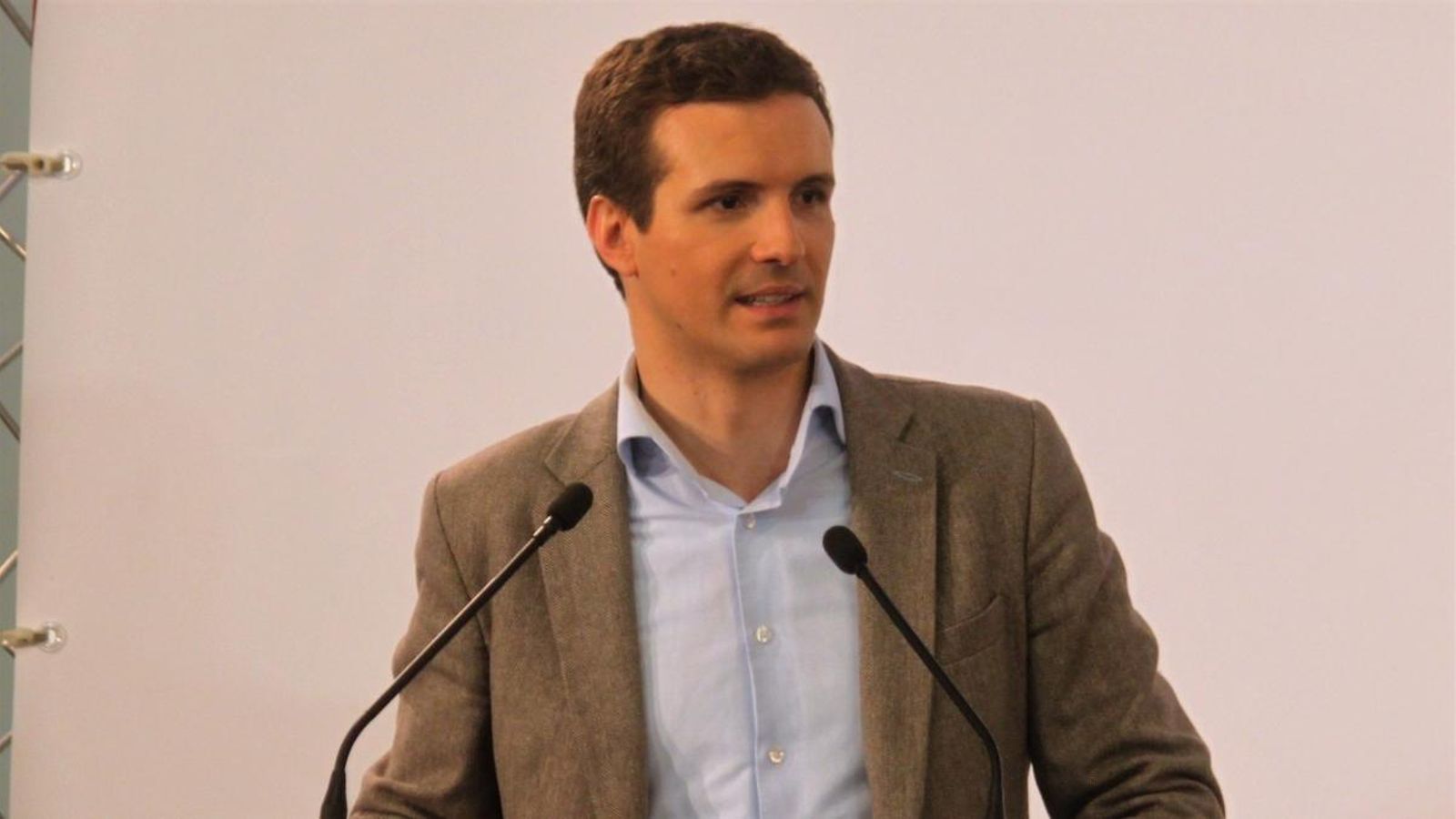 Casado ha participat en un acte organitzat per 'La Voz de Cádiz'. Europa Press