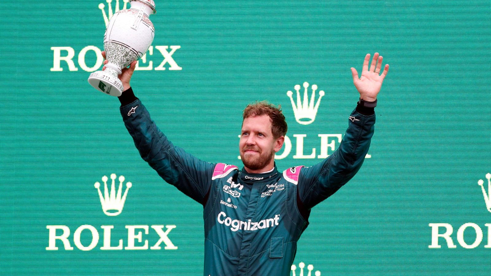 Vettel s'havia pujat al pòdium i posteriorment ha sigut sancionat