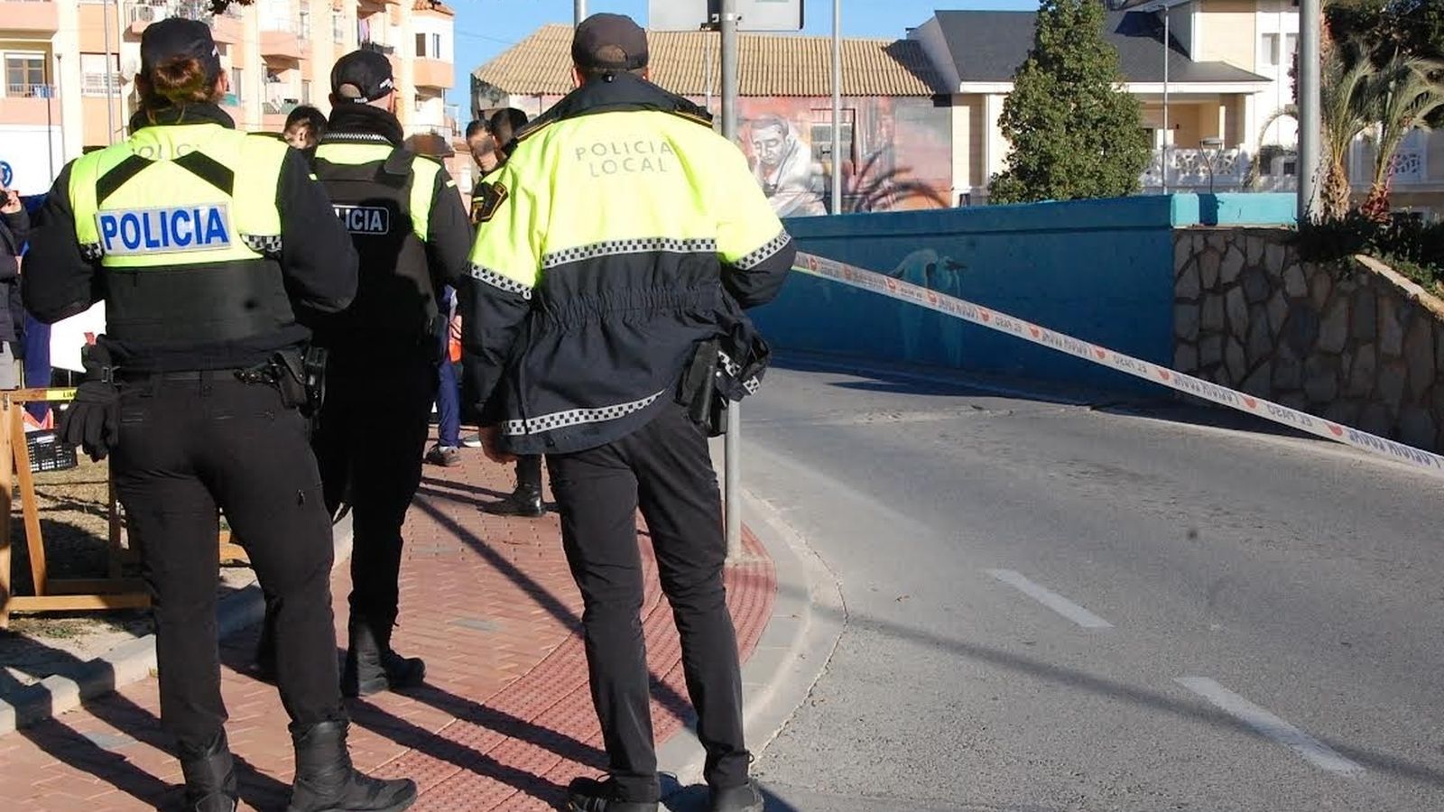 Agents de la policia, este matí