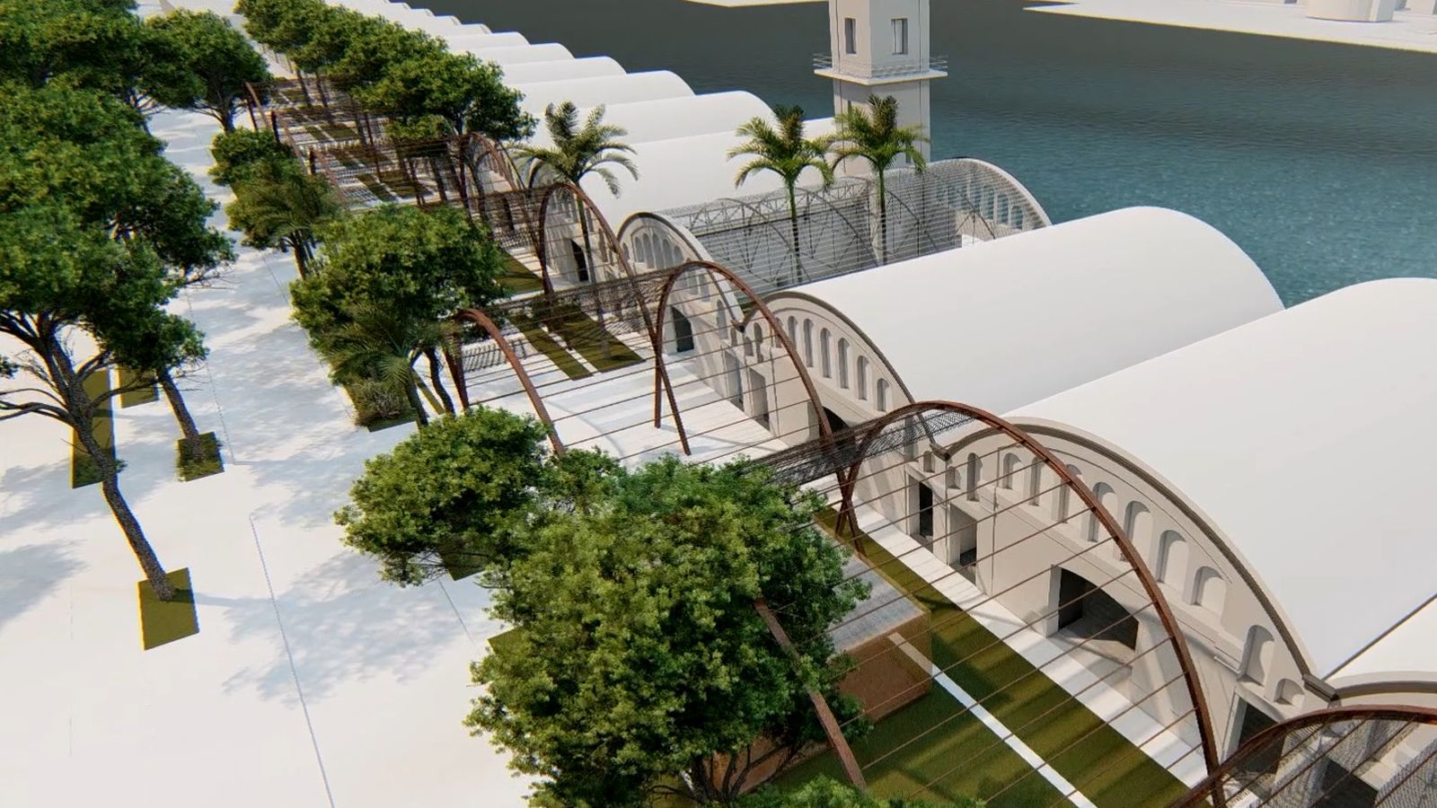 Projecte de remodelació dels coberts