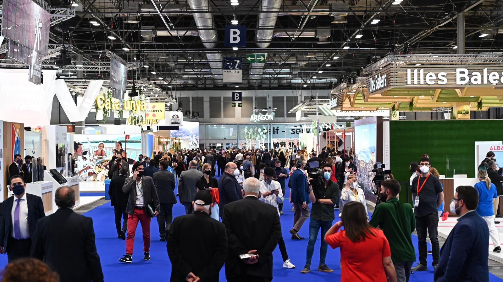 Una imatge general d'aquest dimecres, a Fitur