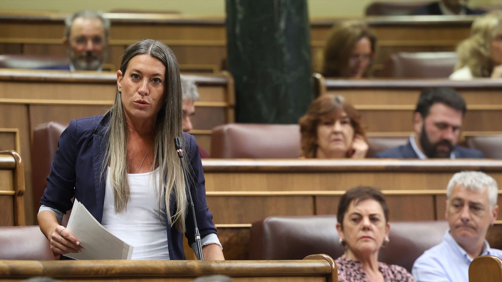 La portaveu de Junts al Congrés, Miriam Nogueras, el passat 10 de juny al Congrés