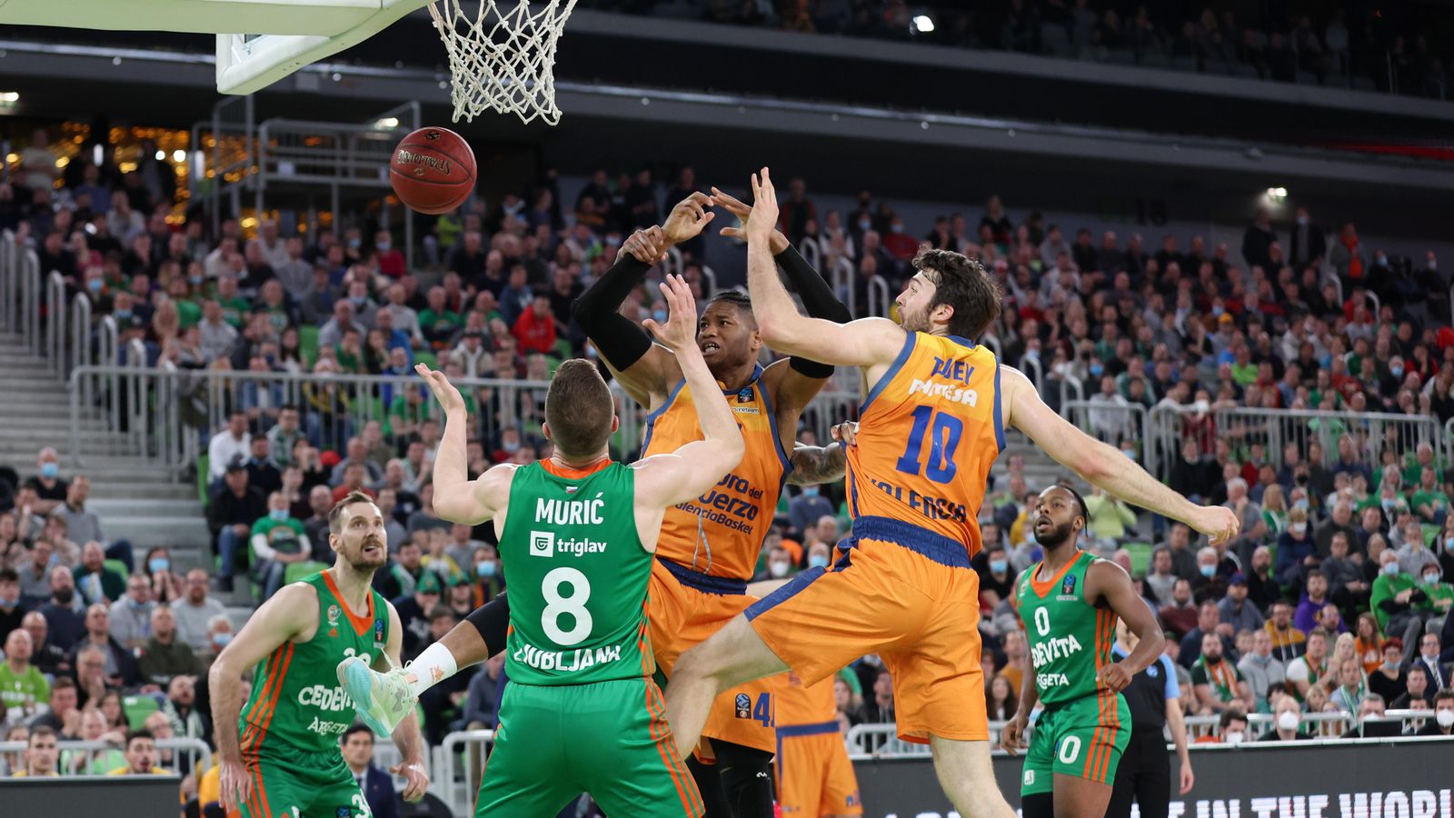 València Basket cau a la pista del Cedevita Olimpija