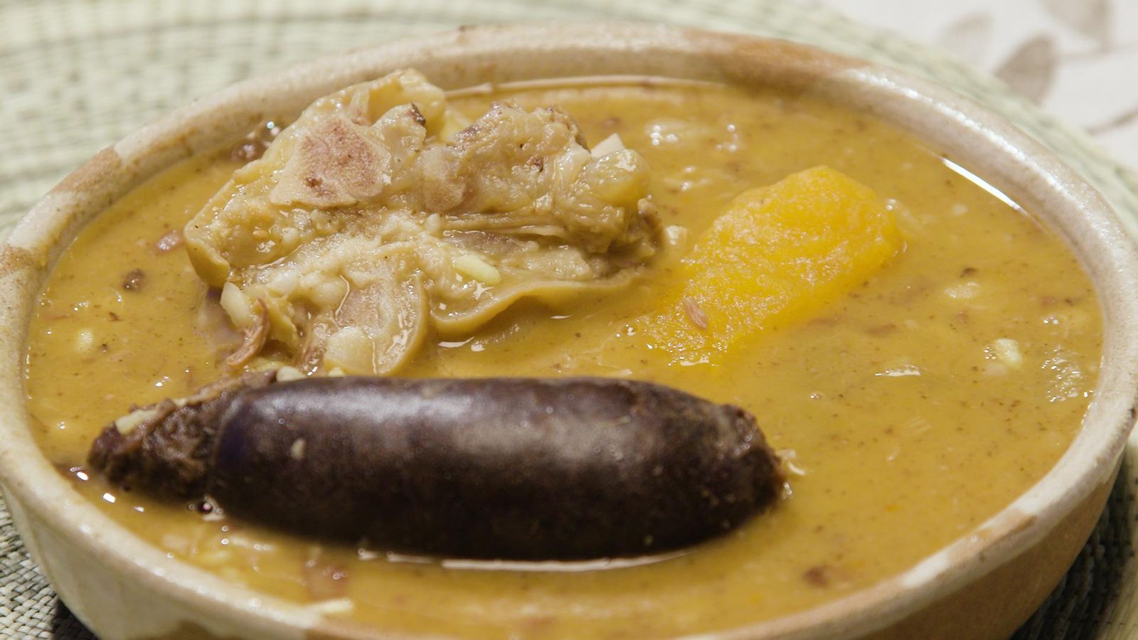 Arròs caldós amb fesols i nap