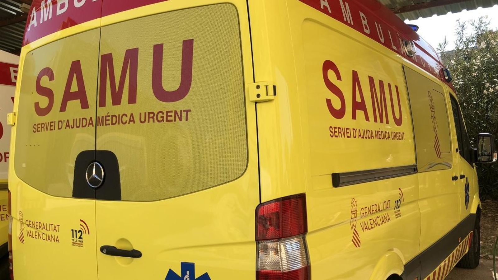 Imatge d'arxiu d'una ambulància SAMU