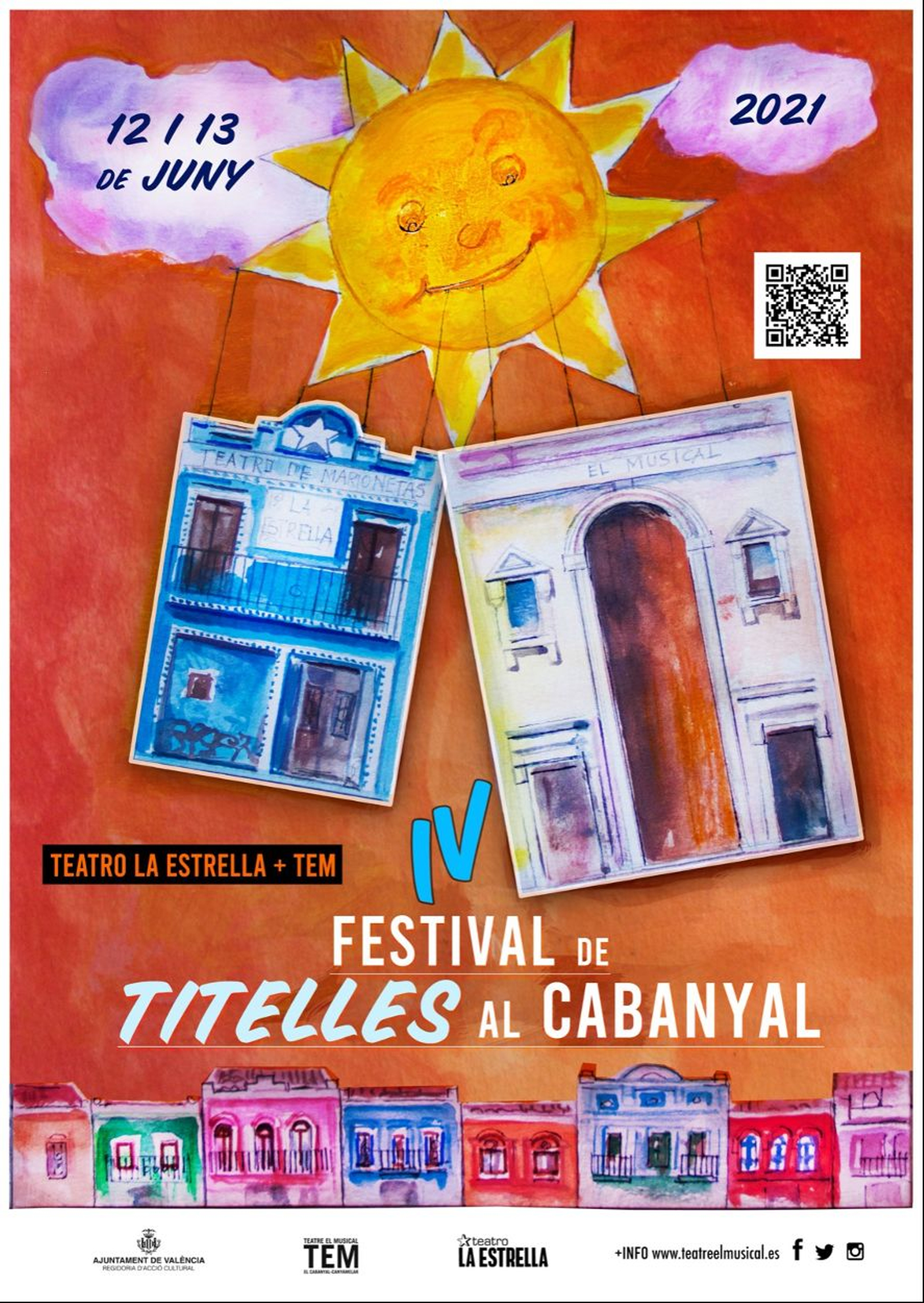 Cartell del IV Festival de Titelles al Cabanyal