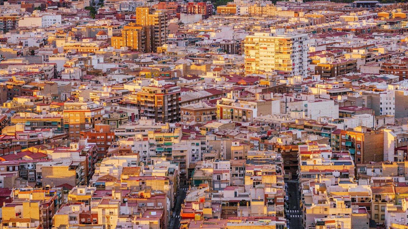 Nucli urbà d'Alacant, en una imatge d'arxiu