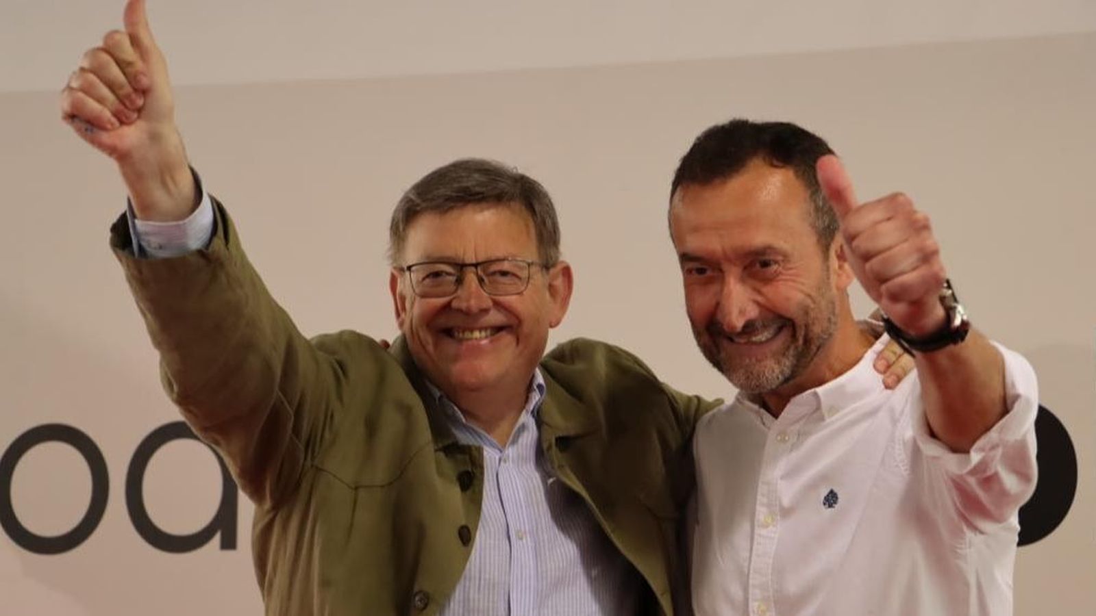 Ximo Puig i Carlos González, aquest diumenge a Elx