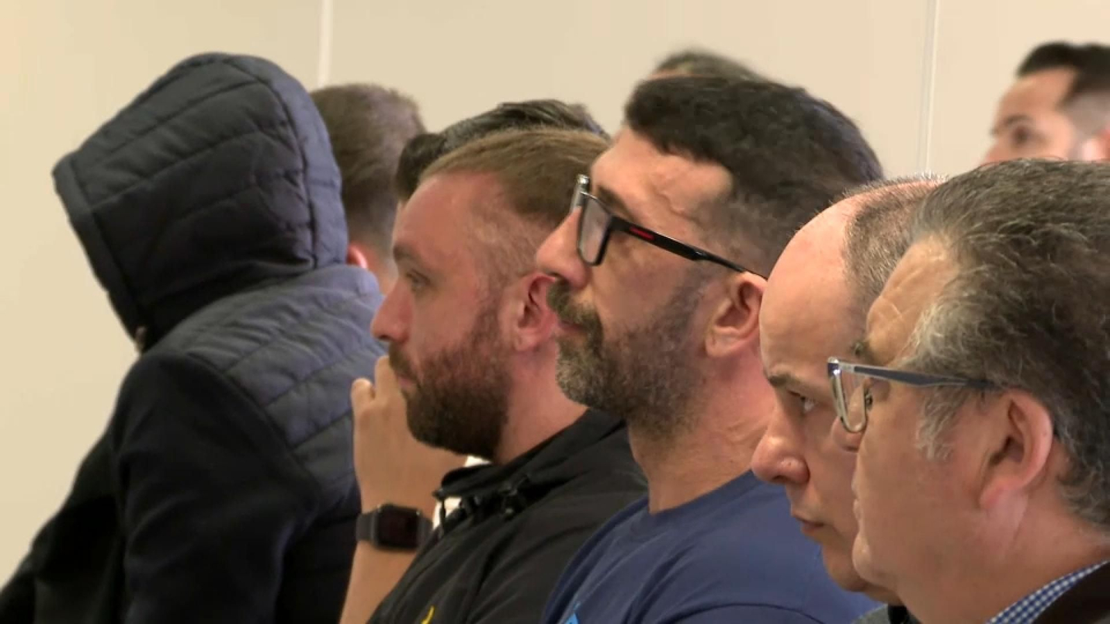 En el centre Vicent Estruch, 'l'Alfarrasí', presumpte líder del boicot, condemnat a dos anys de presó