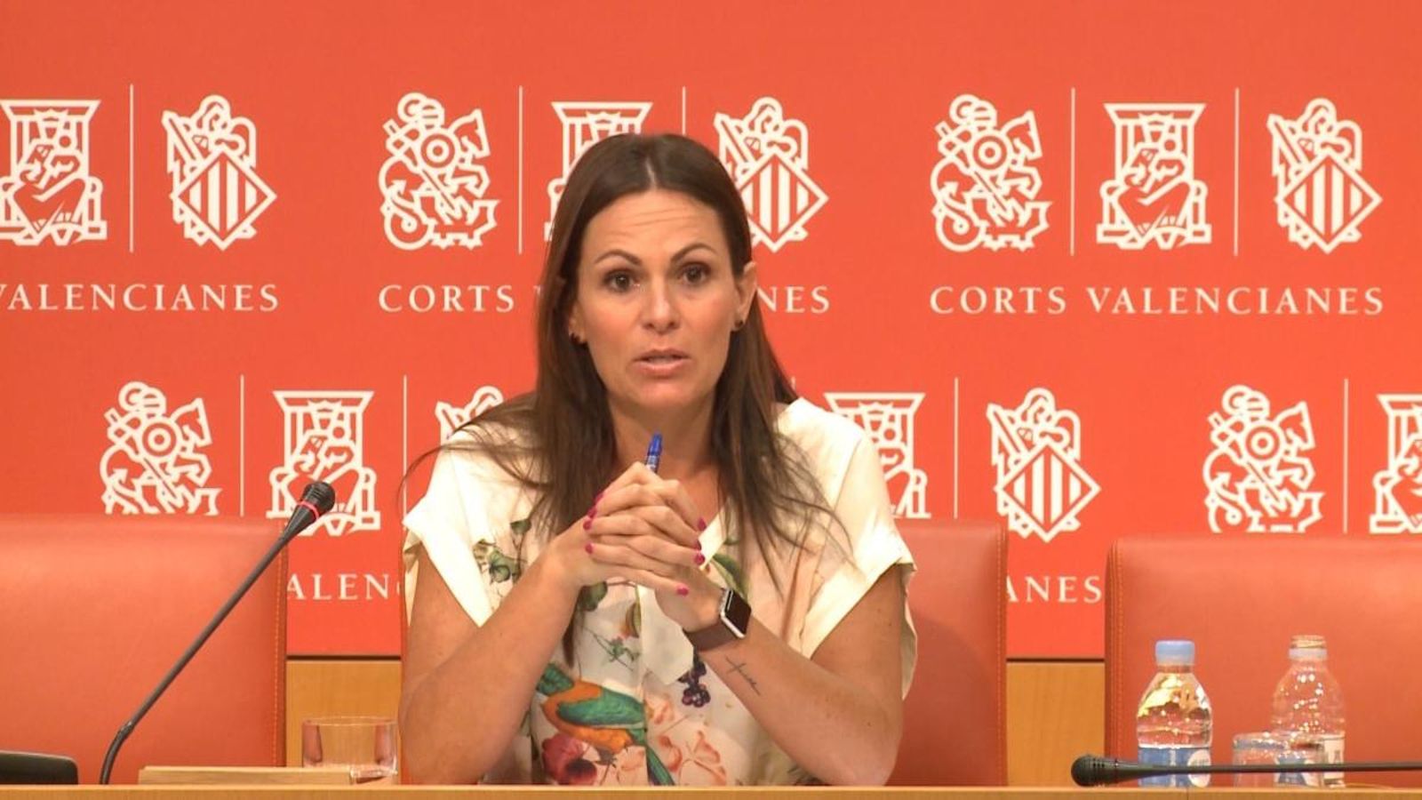 La popular Beatriz Gascó en roda de premsa