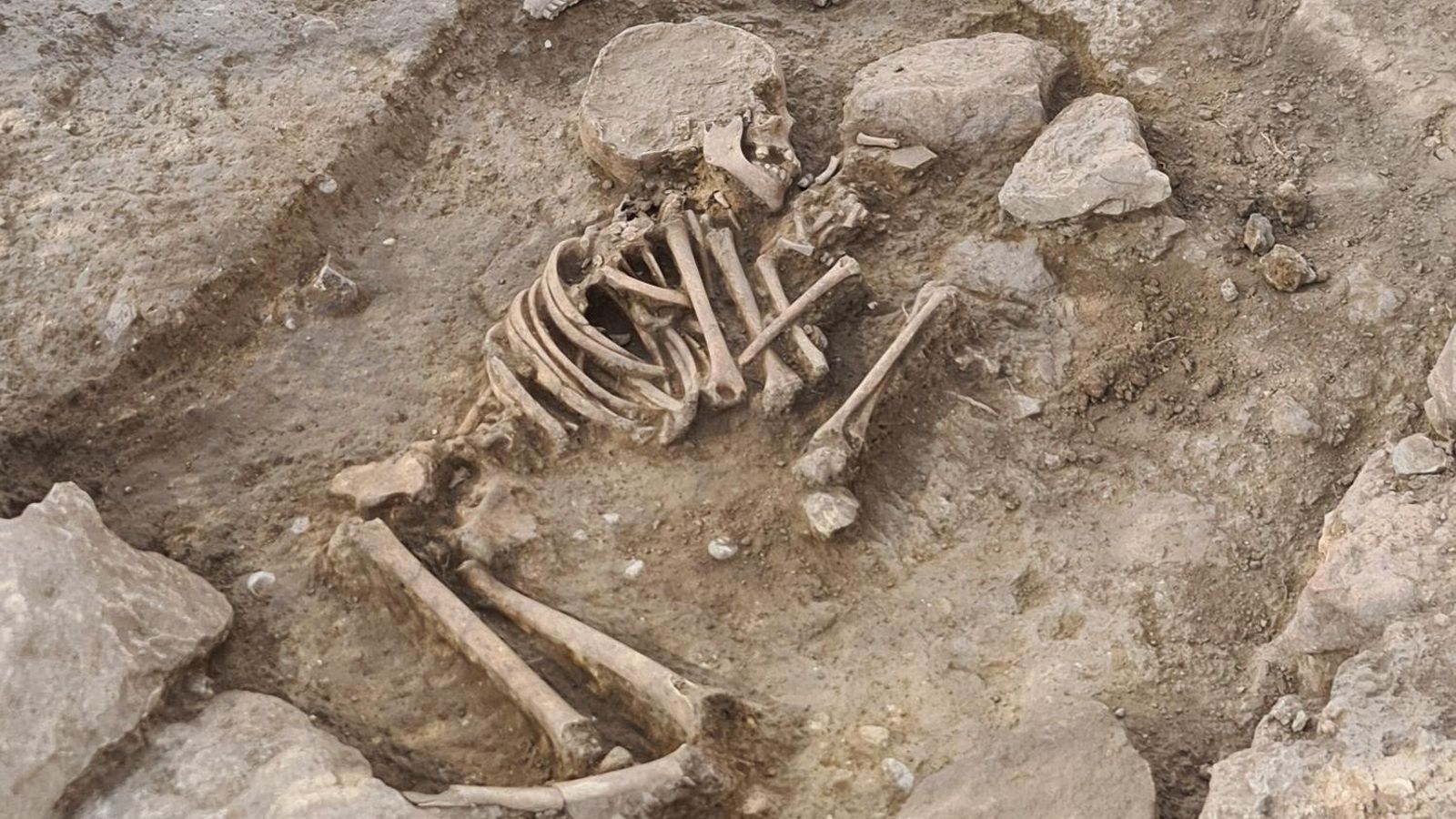 Restes descobertes al jaciment visigot de València la Vella a Riba-roja de Túria