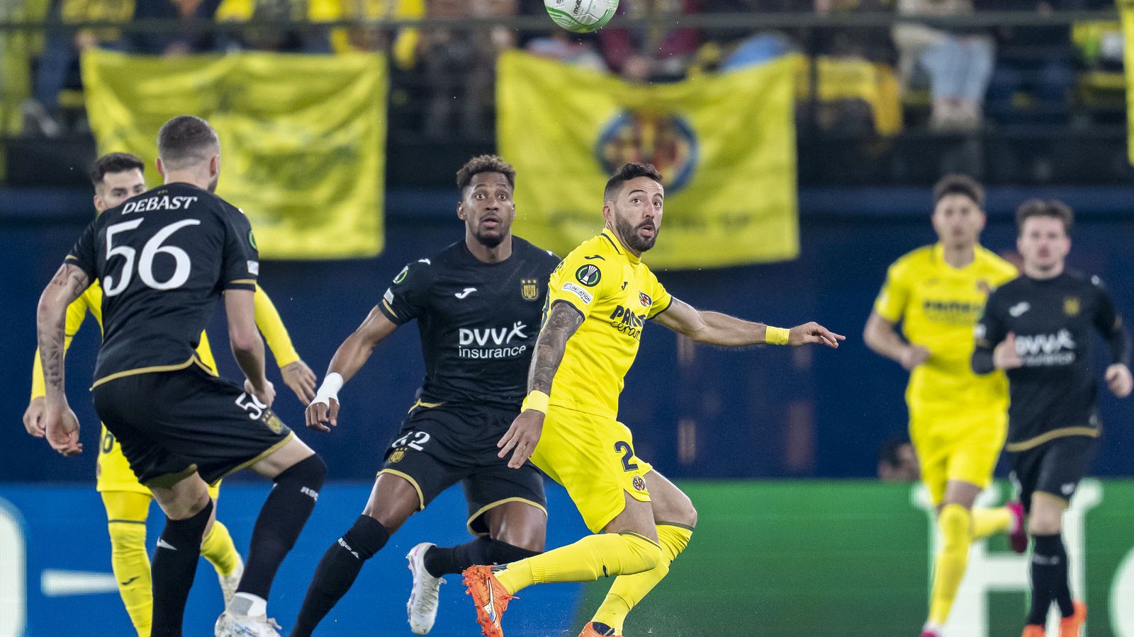 Morales, en una acció del partit