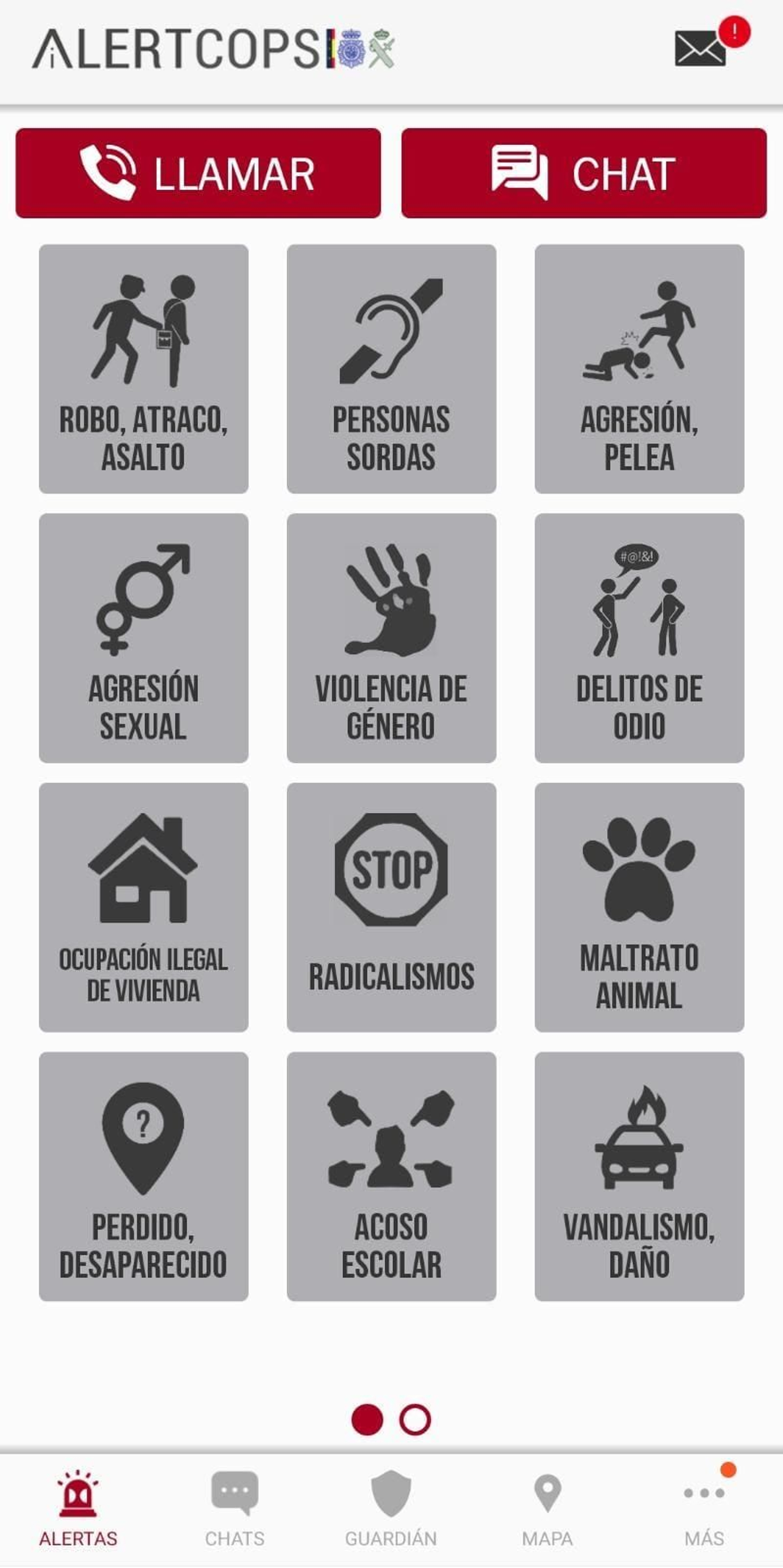 Aplicació ALERTCOPS