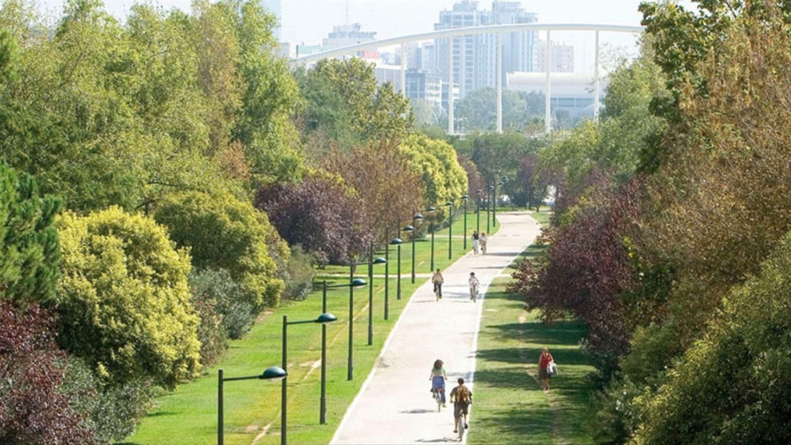 Imatge d'arxiu del llit de l'antic riu Túria