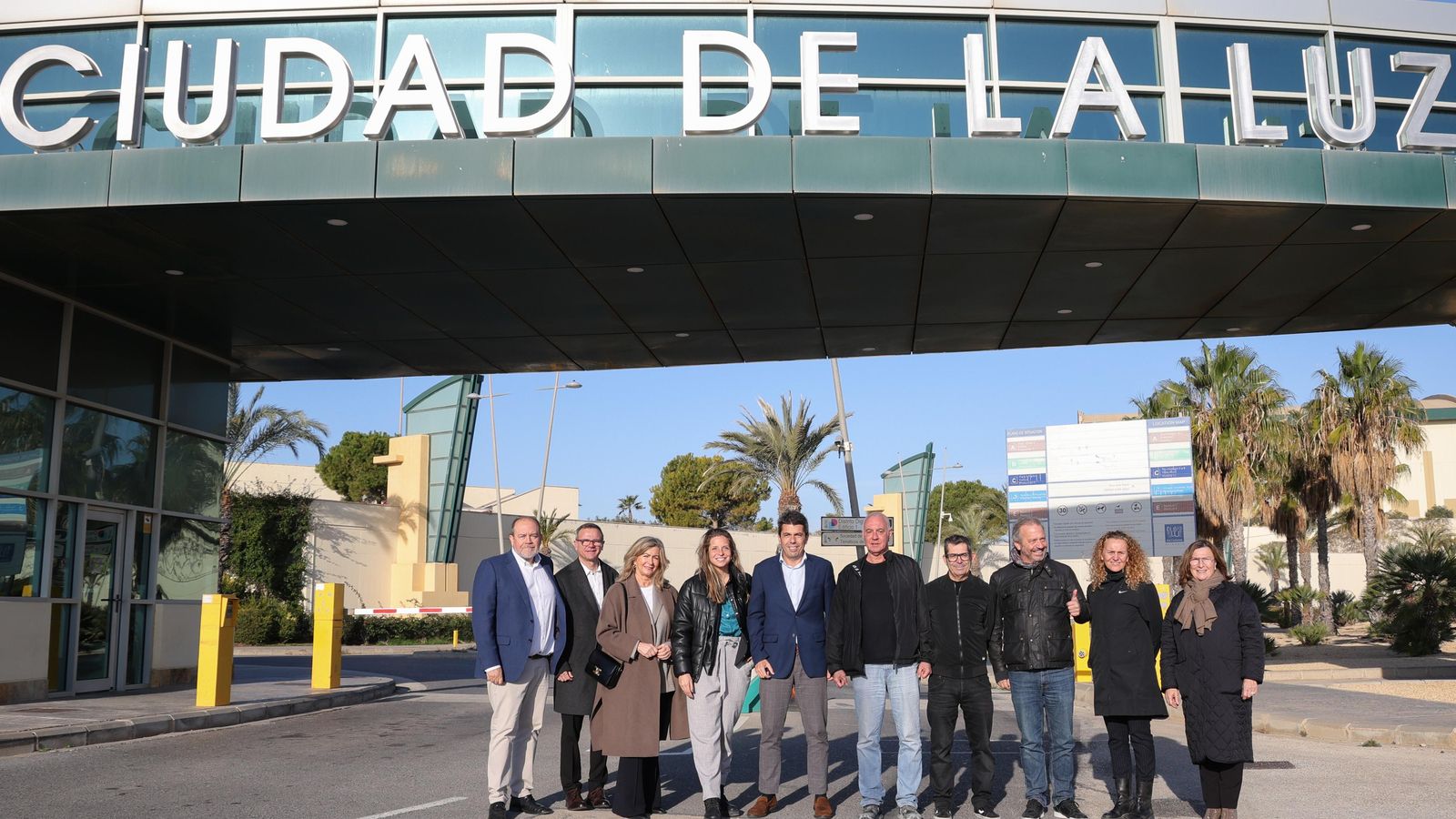 El president de la Generalitat, Carlos Mazón, en Ciutat de la Llum, a Alacant