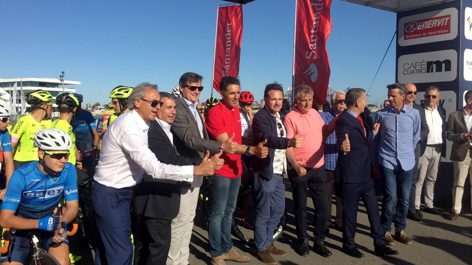 Miguel Induráin i Peio Ruiz Cabestany inauguren l'edició d'enguany de la Marxa Ciutat de València