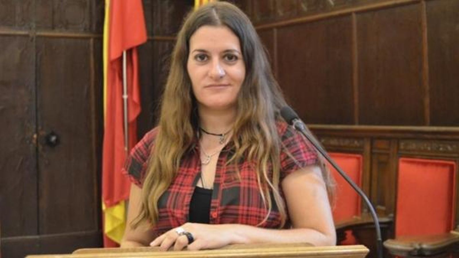 María Giménez és regidora de Podem a l'Ajuntament de Sagunt