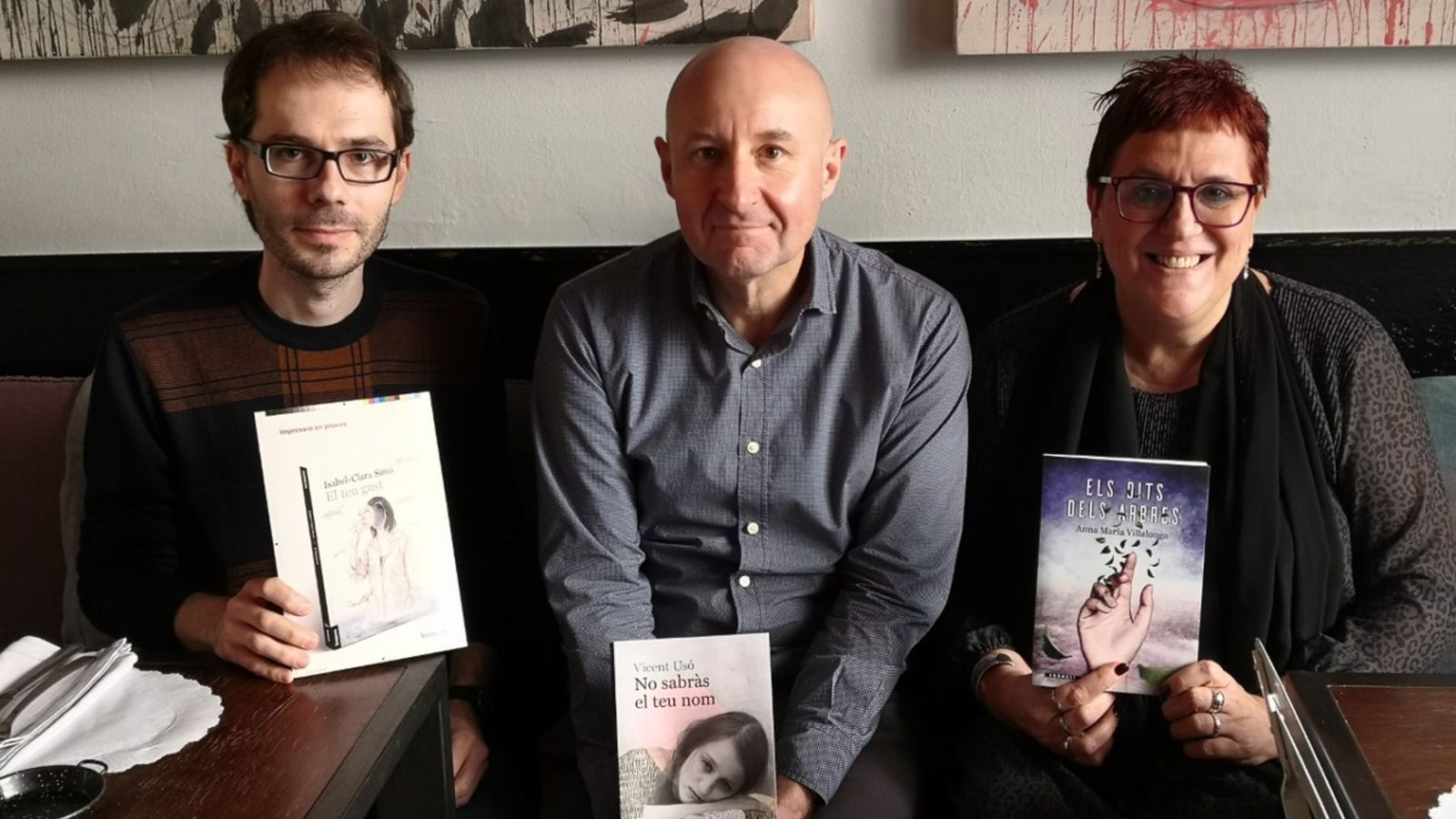 Isabel-Clara Simó i Vicent Usó, grans protagonistes d’Edicions Bromera al Sant Jordi