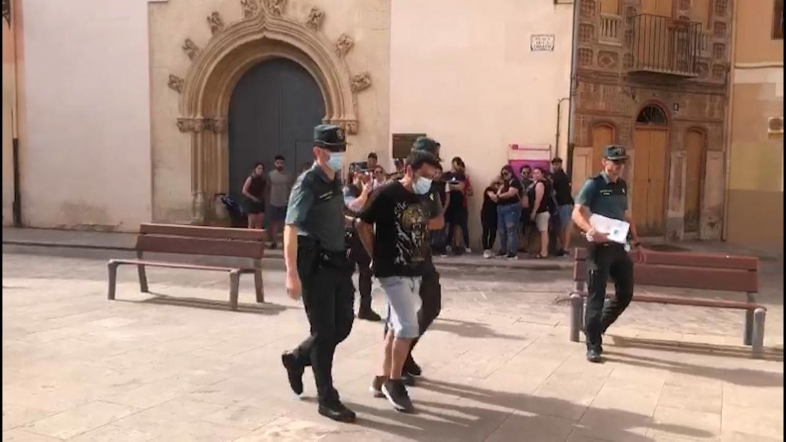 El detingut ha passat aquest dilluns de vesprada a disposició judicial