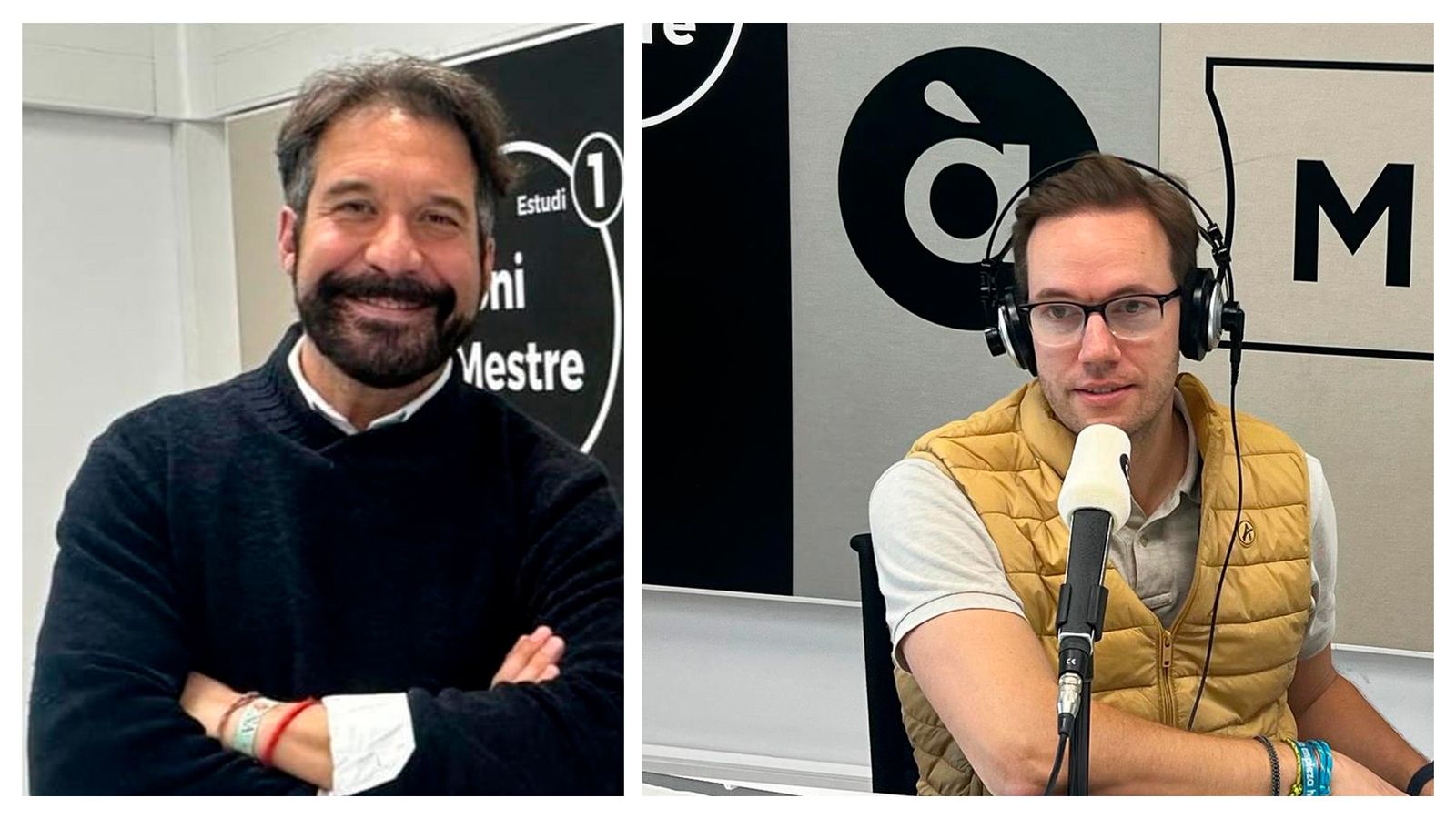 Sergi Olcina presentador d''Amunt i Avall' i Donís Salvador presentador de 'Fora de cobertura'