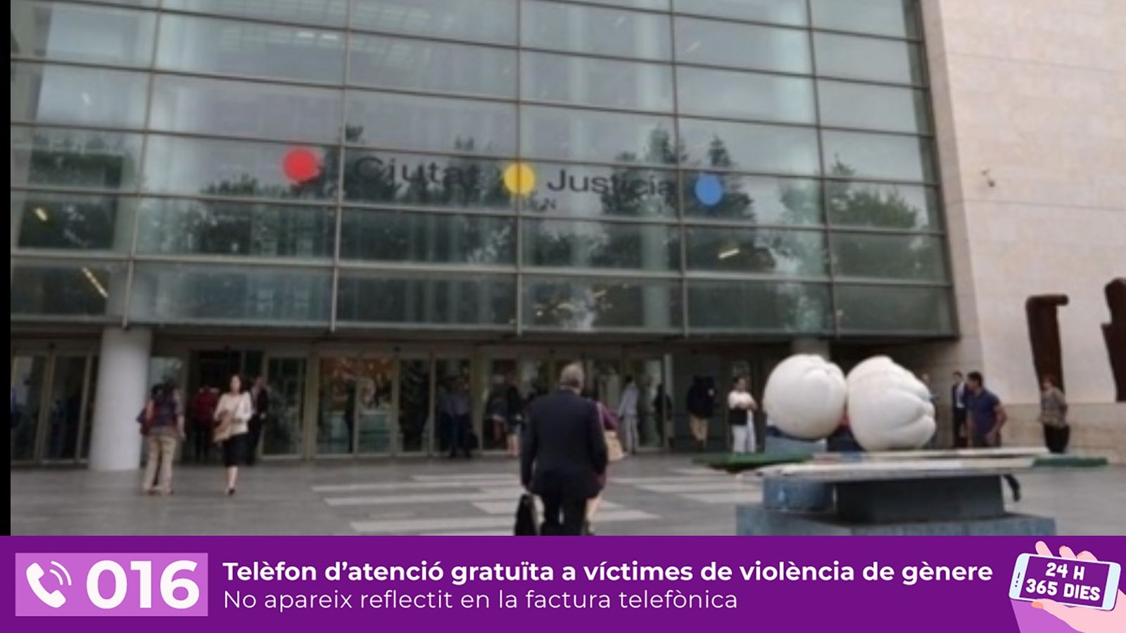 Imatge d'arxiu de la façana de la Ciutat de la Justícia de València