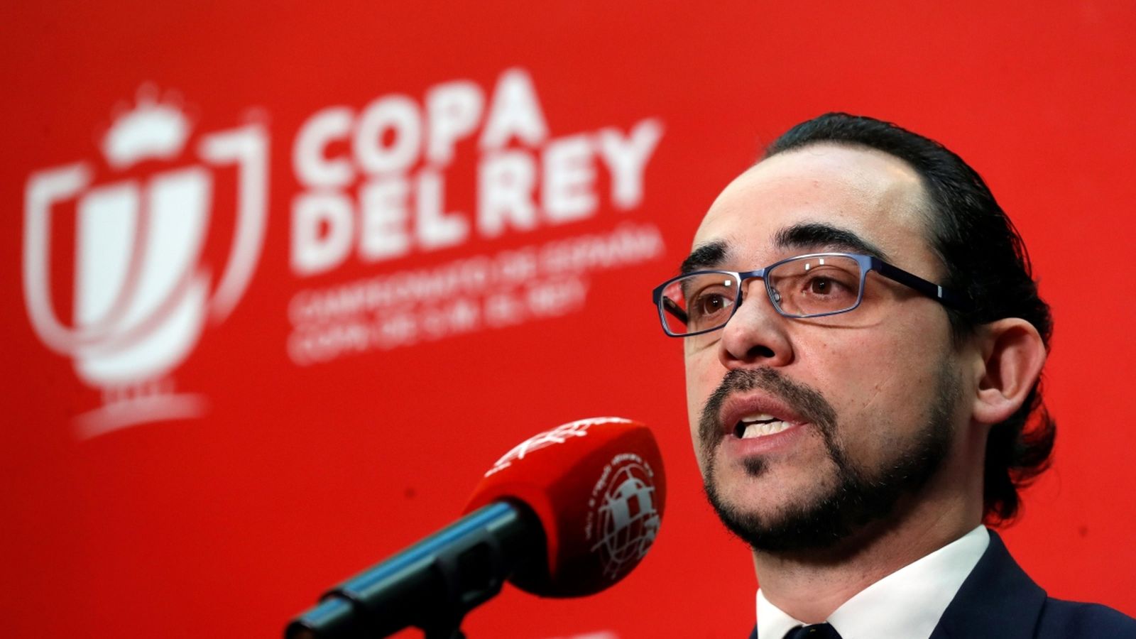 Alfredo Olivares, director de la RFEF, que ha anunciat el Benito Villamarín com a seu de la Copa del Rei