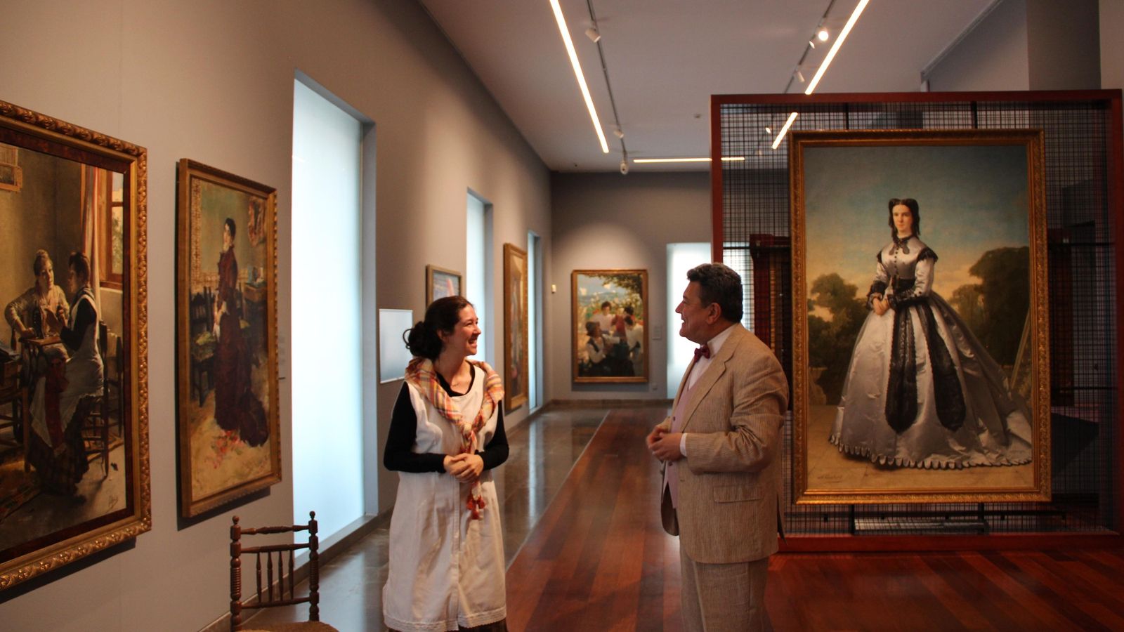 Visita teatralitzada en el Mubag