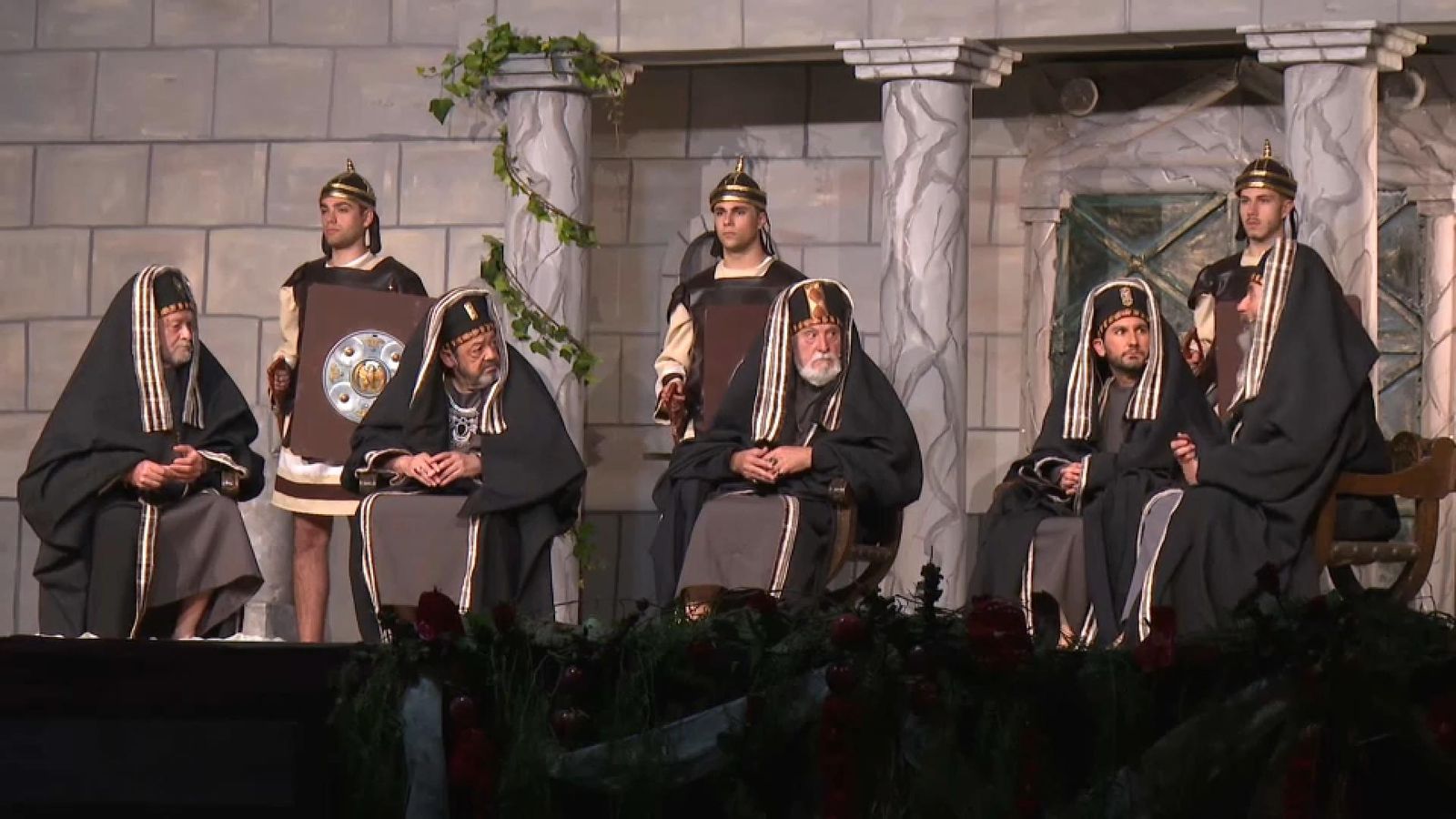 La representació de les últimes hores de la vida de Crist també va eixir als carrers de Sagunt