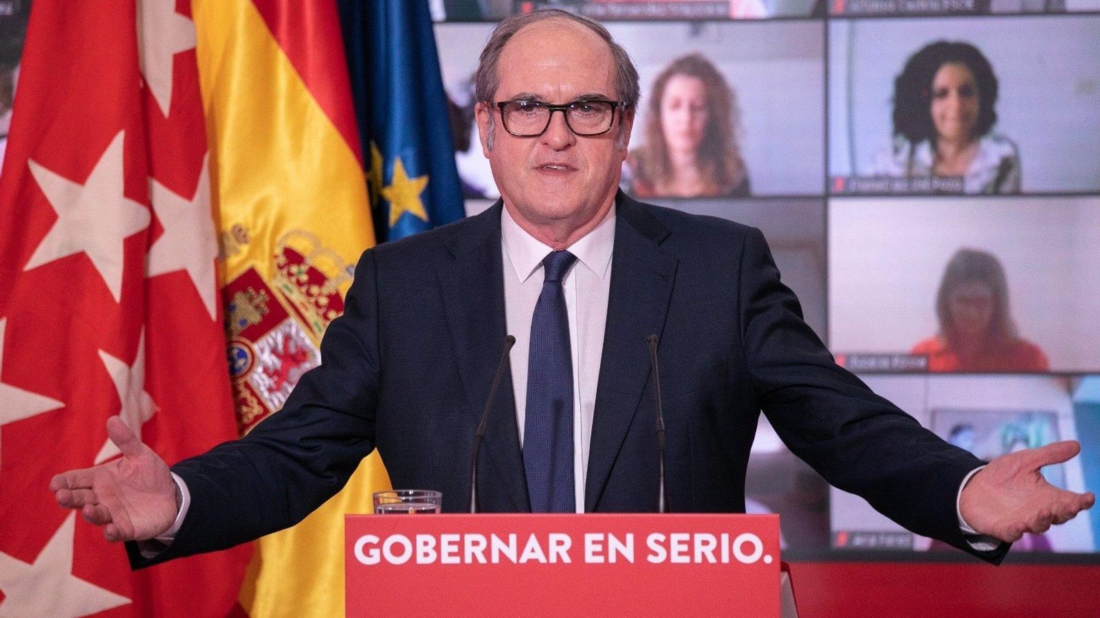 El candidat del PSOE a la Presidència de la Comunitat de Madrid, Ángel Gabilondo