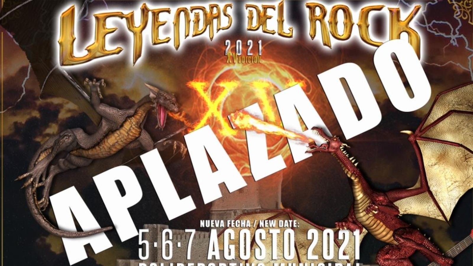 El coronavirus obliga a ajornar el Leyendas del Rock de Villena