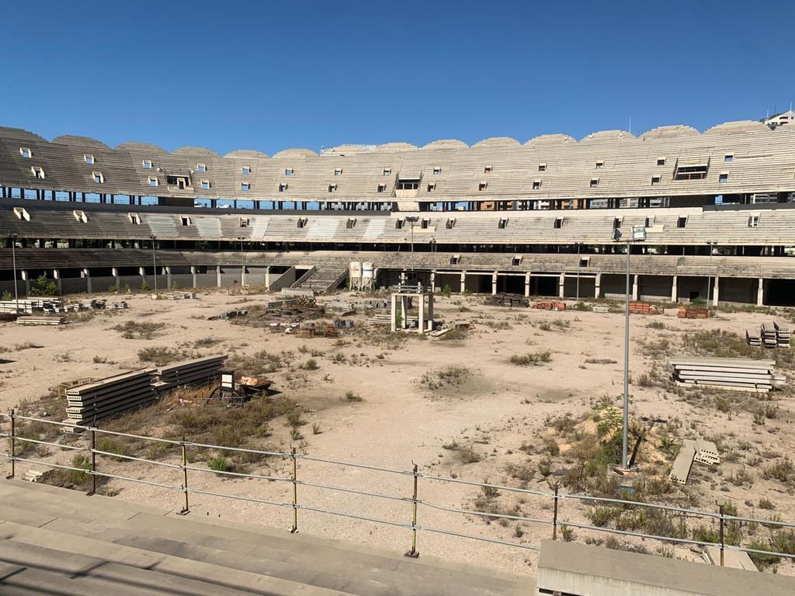 Imatge de dins del nou Mestalla