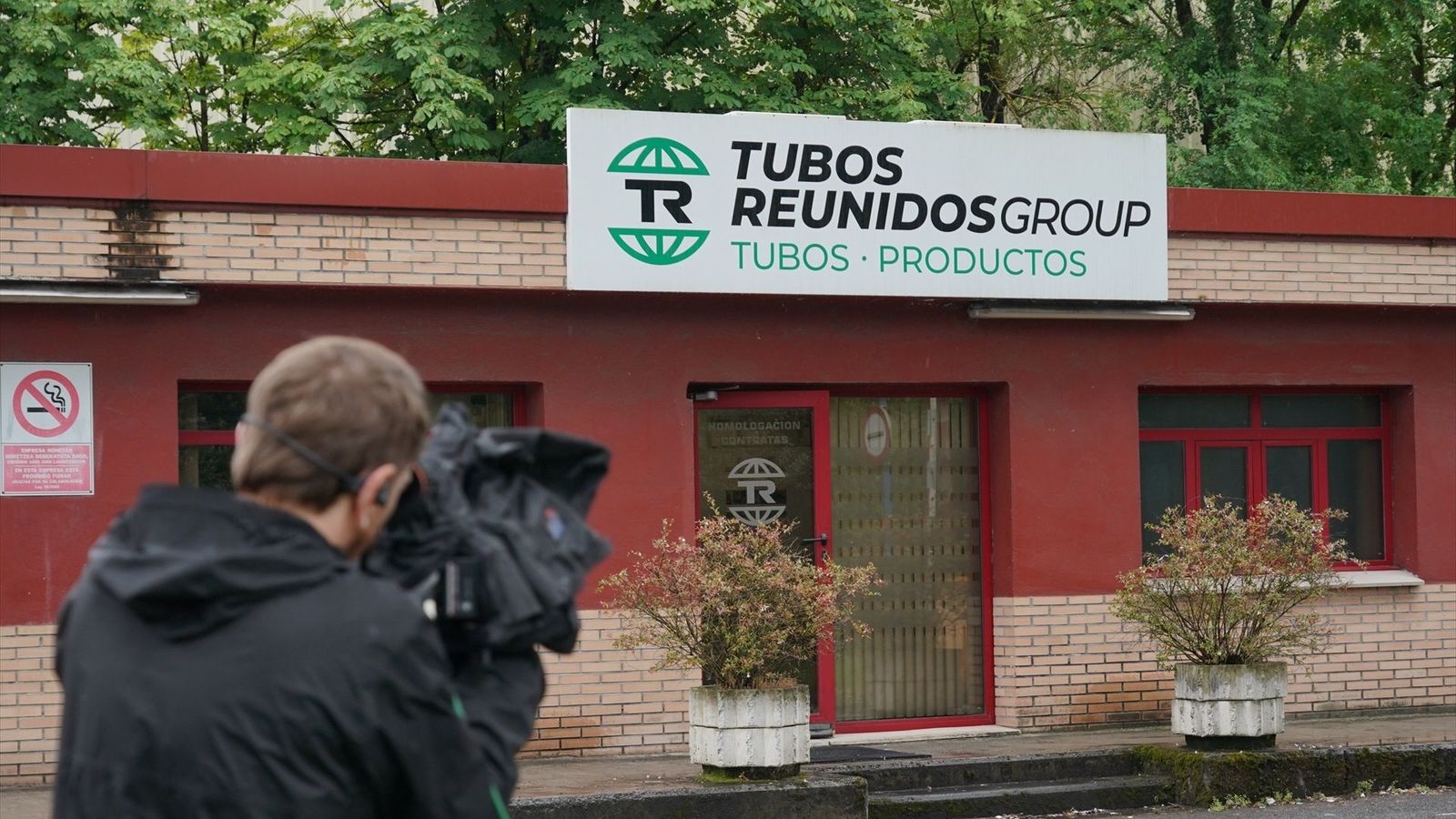 Exteriors de la seu de Tubos Reunidos, el passat 4 de juny de 2026