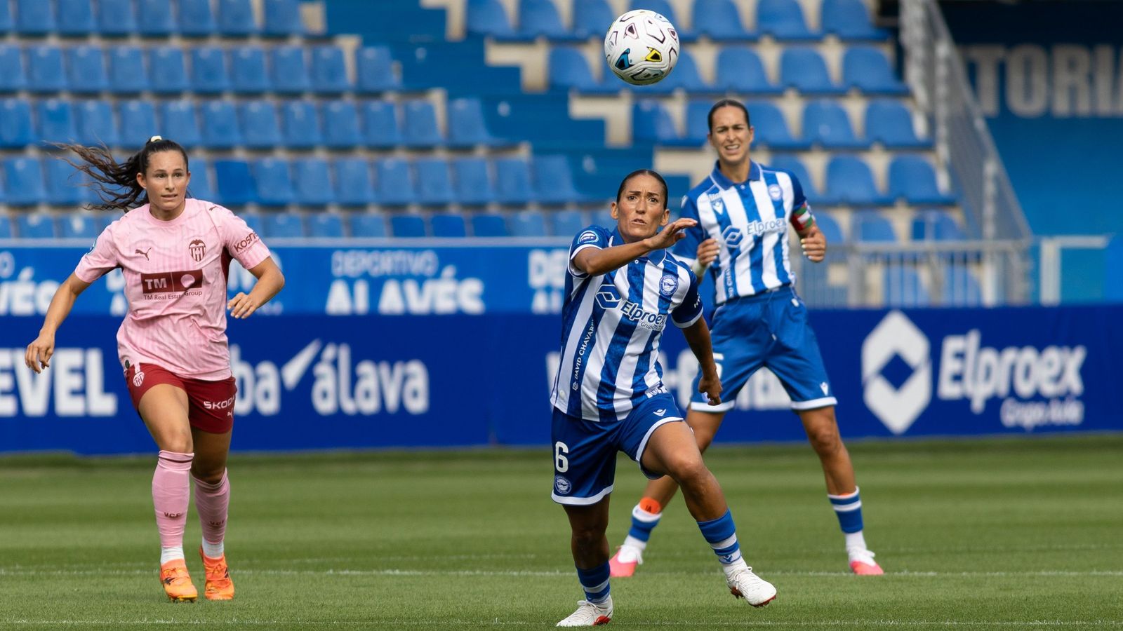 Danielle Marcano, en una acció del duel