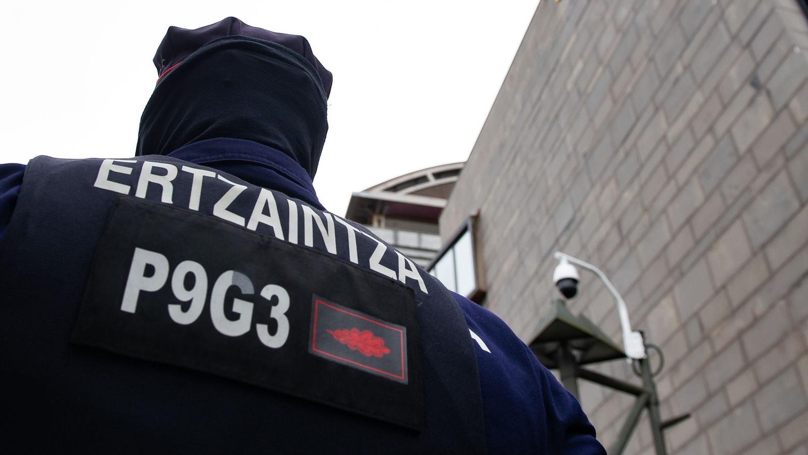 Un ertzainza, en una imatge d'arxiu