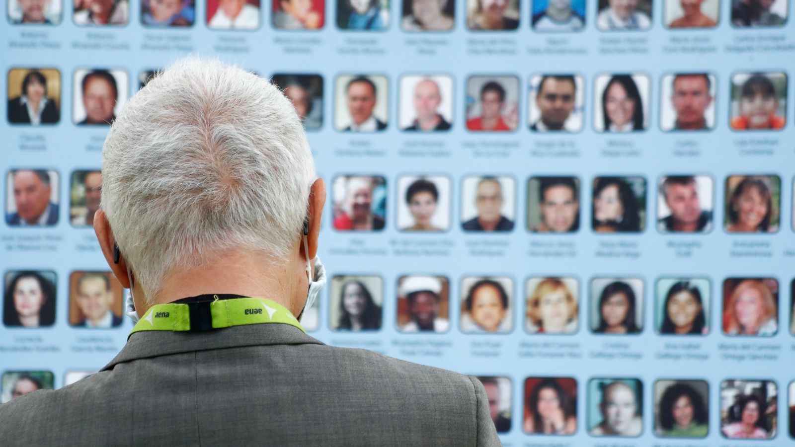 Una imatge d'arxiu de l'homenatge a les víctimes de 2020