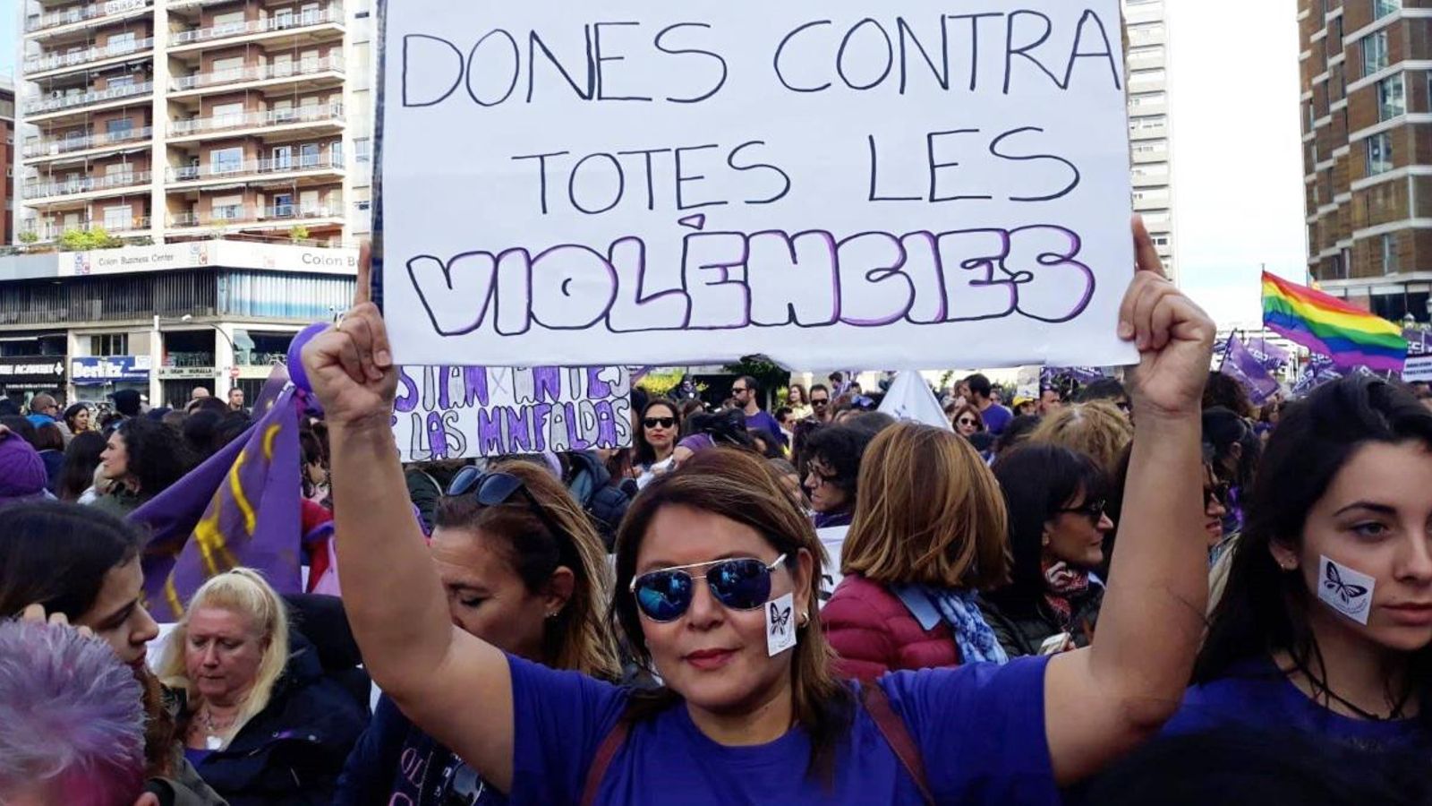 Manifestació a València del 8M de 2019