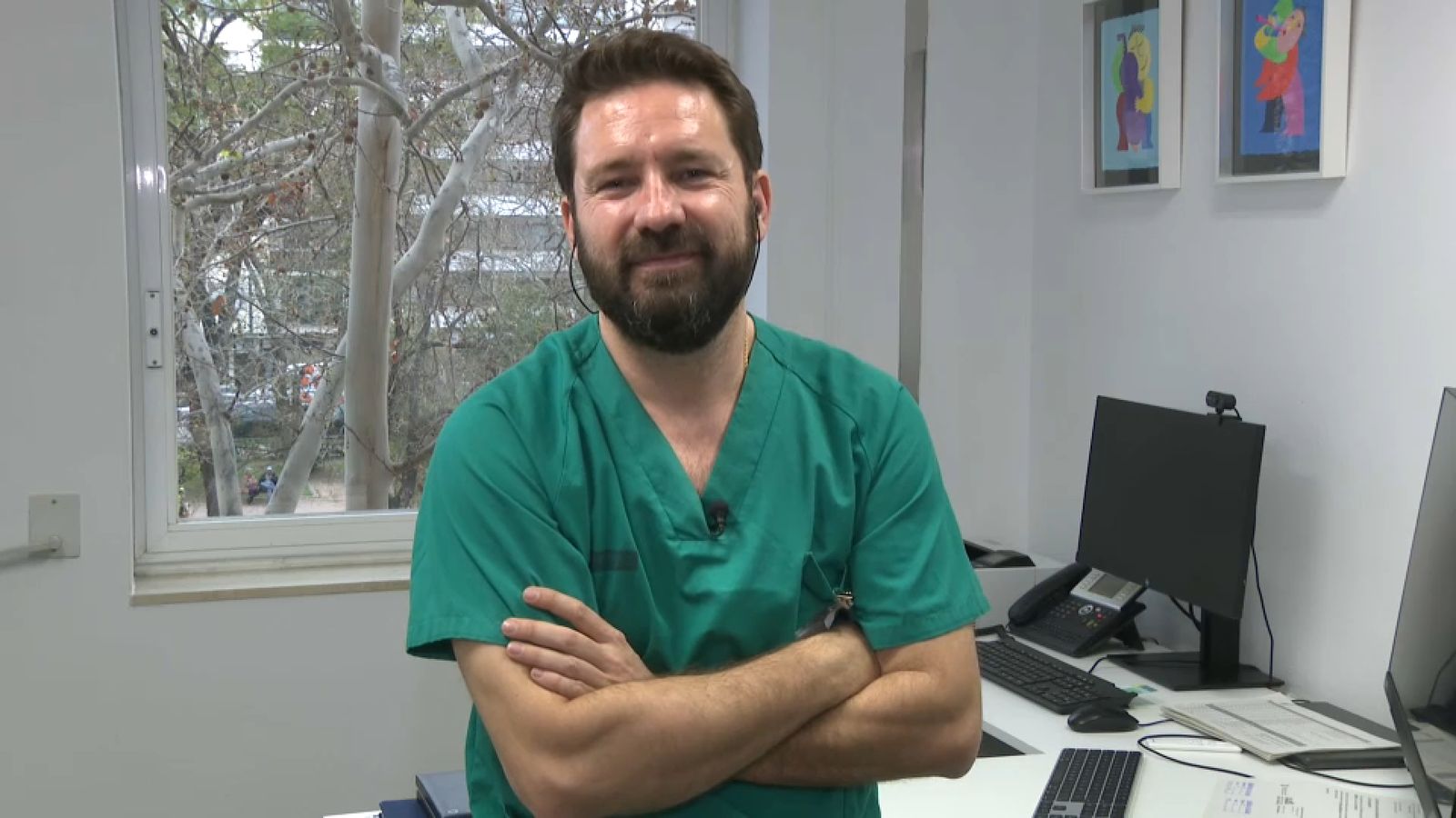 Rafa Badenes durant la seua intervenció en 'Les notícies del matí'