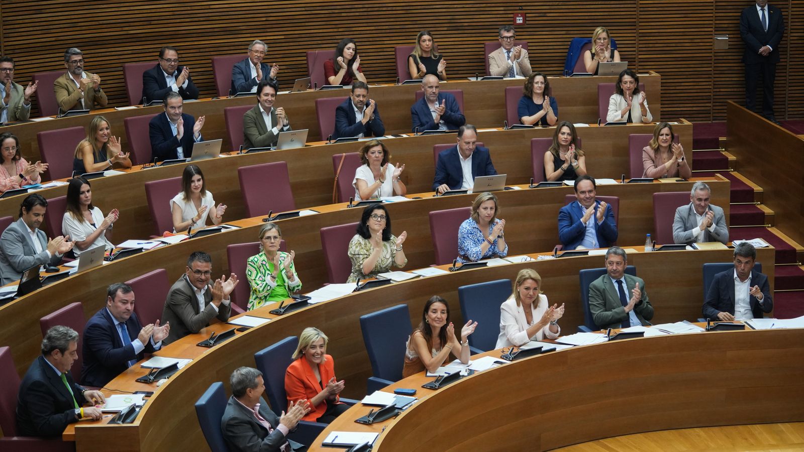 Sessió plenària a les Corts, este divendres