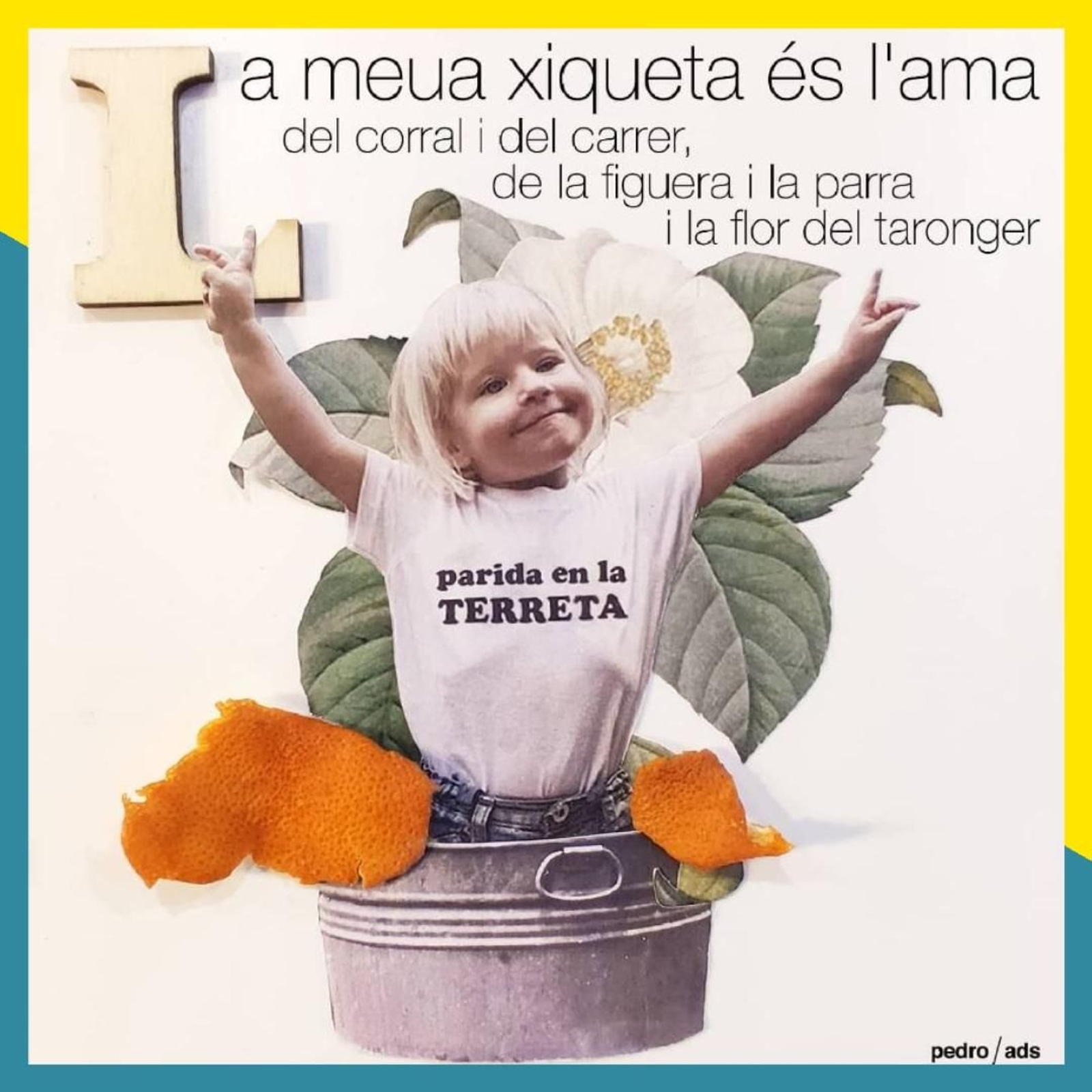 La meua xiqueta יs l'ama del corral, correspón a la lletra L del projecte '36 dies en valencià'