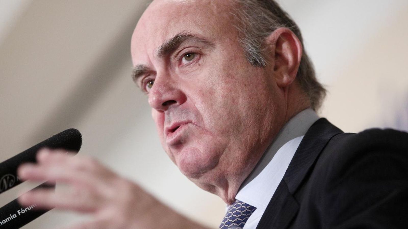 L’exministre Luis de Guindos, en una imatge d’arxiu