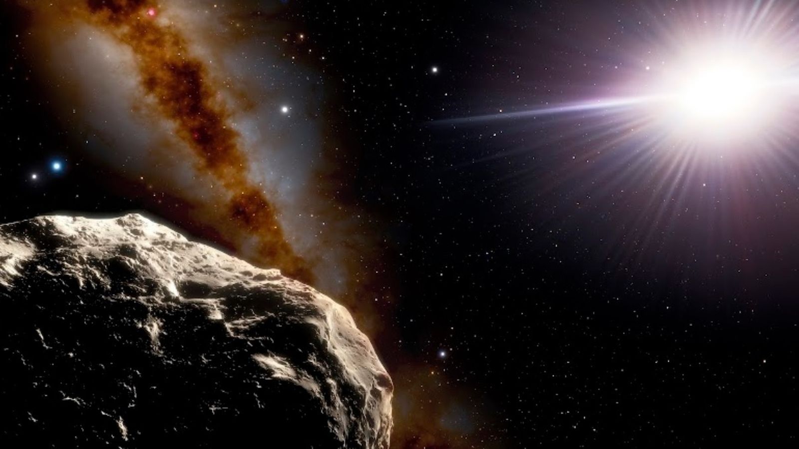Imatge il·lustrativa d'un asteroide